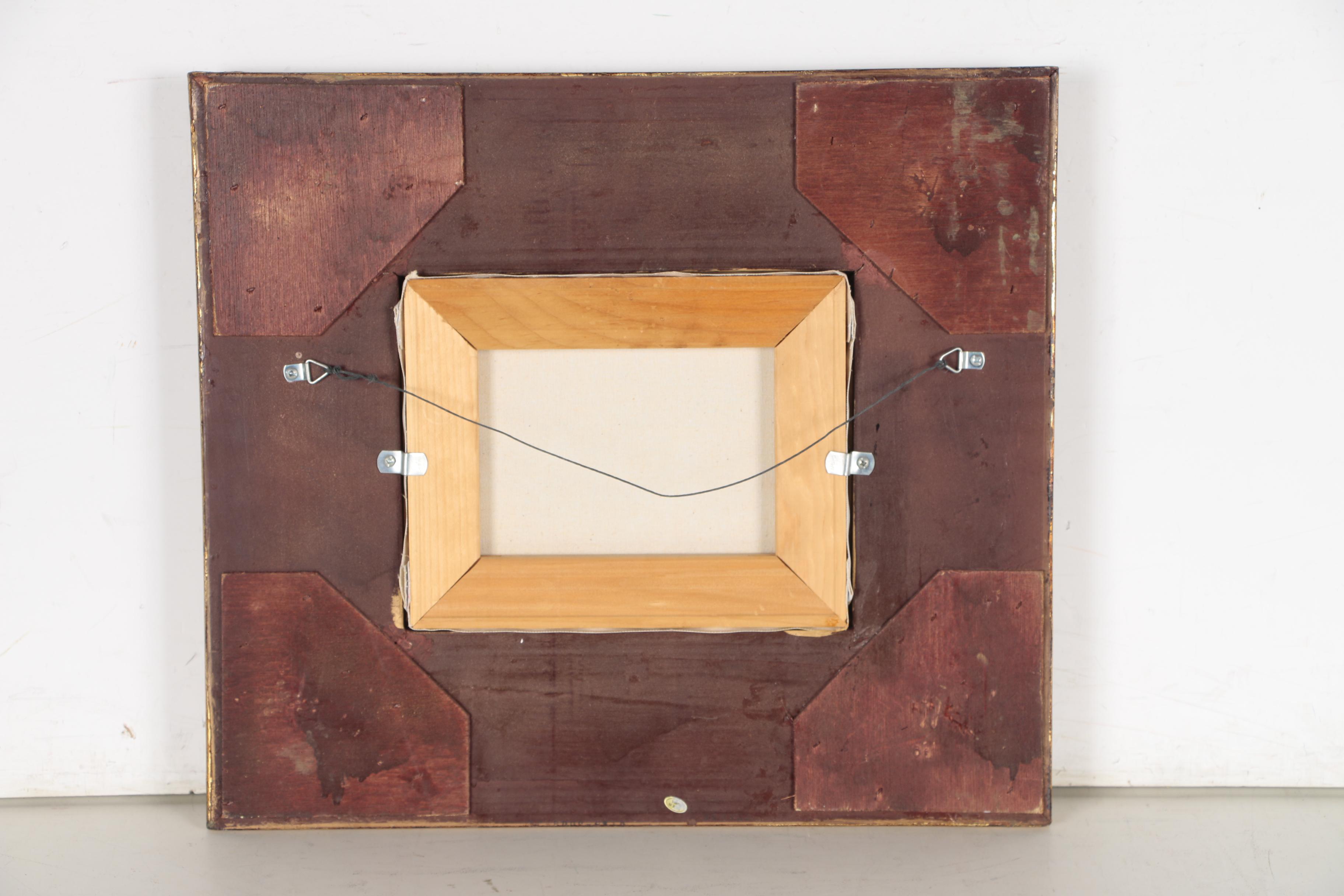 Oil Painting of Two Rabbits