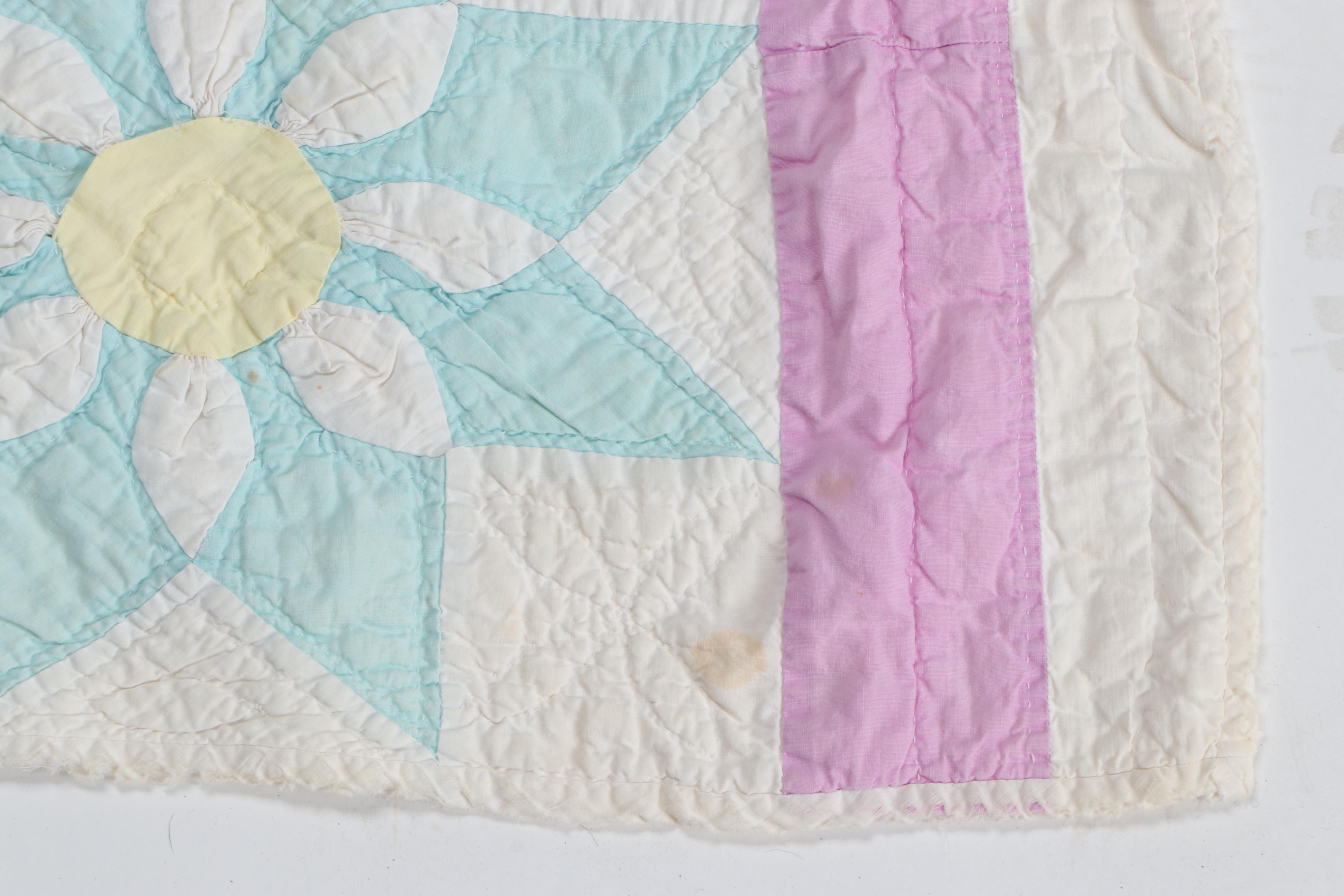Handmade Patchwork and Applique Cotton Quilts