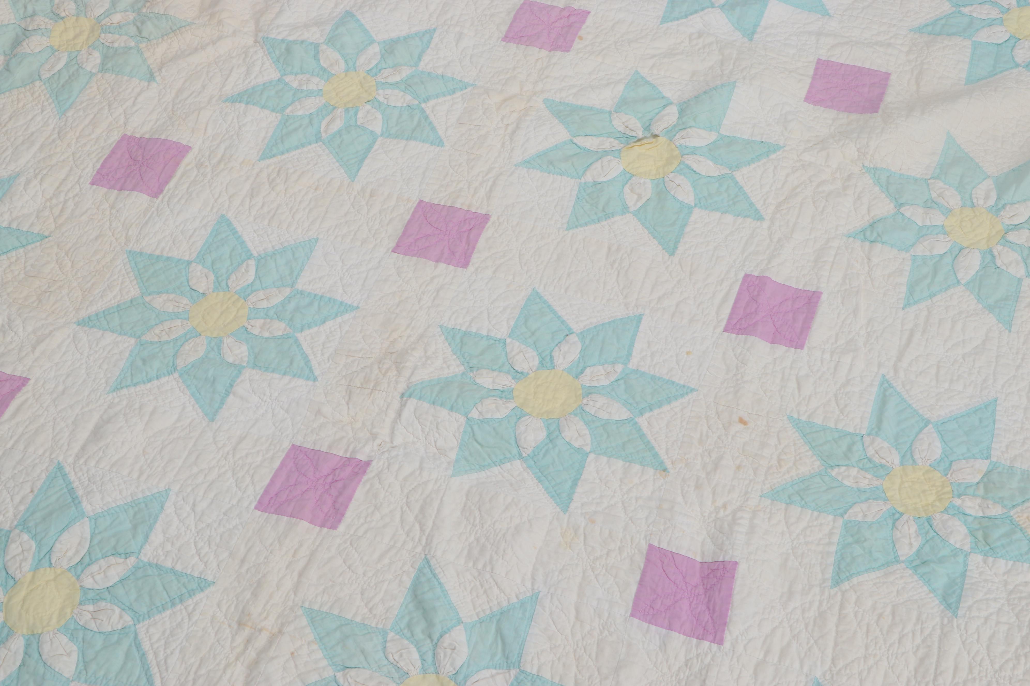 Handmade Patchwork and Applique Cotton Quilts