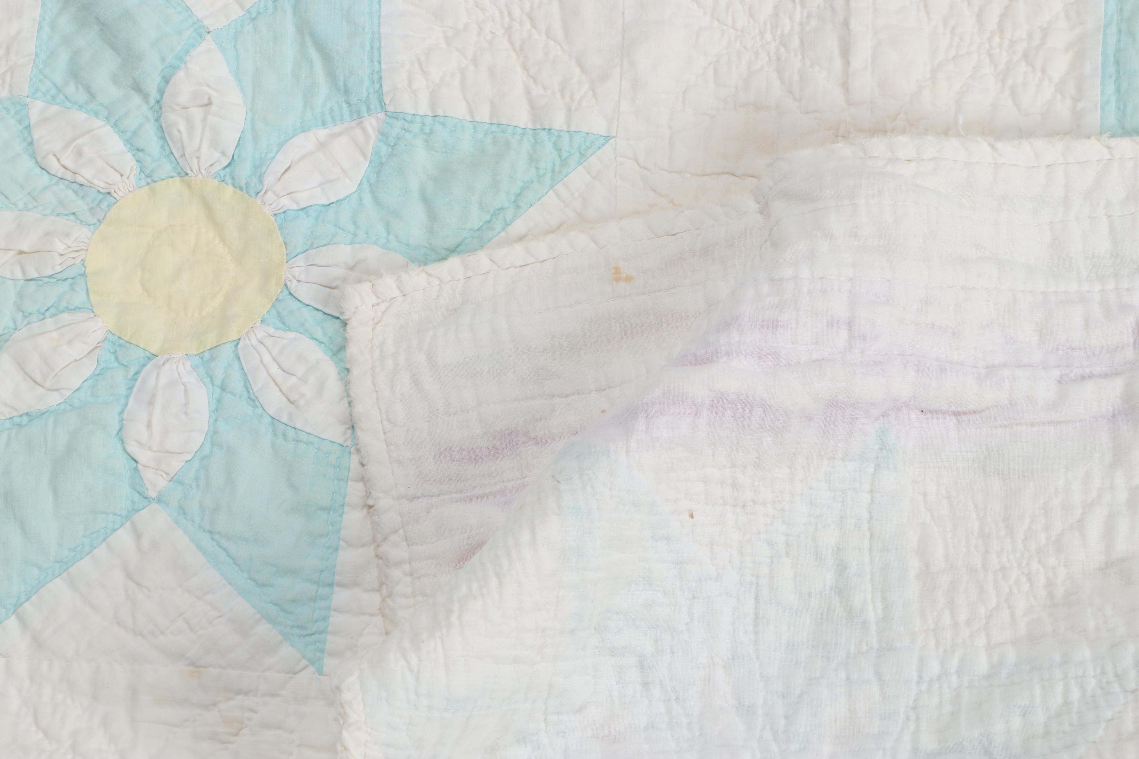 Handmade Patchwork and Applique Cotton Quilts