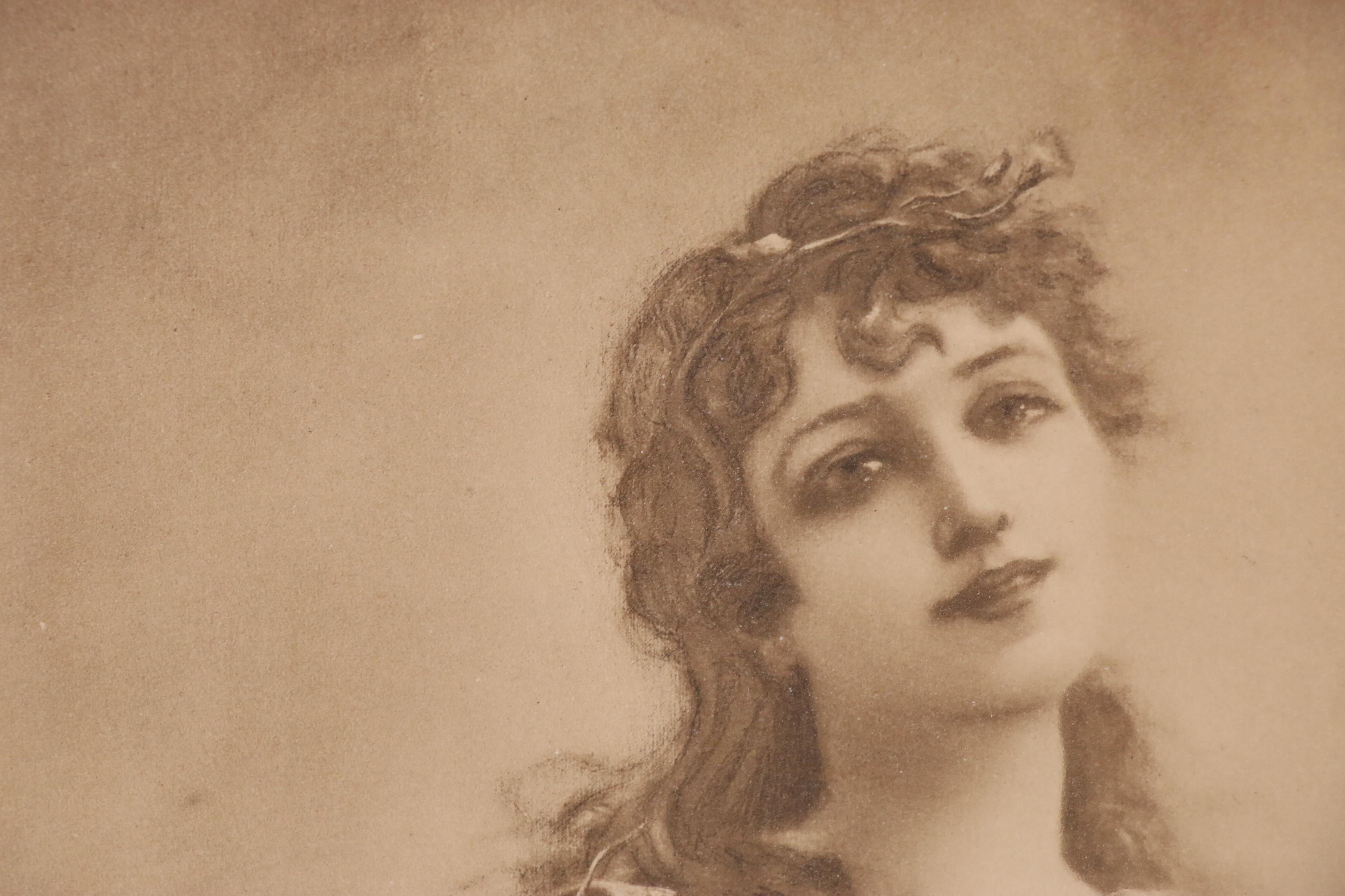 Mezzograph "The Prisoner" After Edouard Bisson