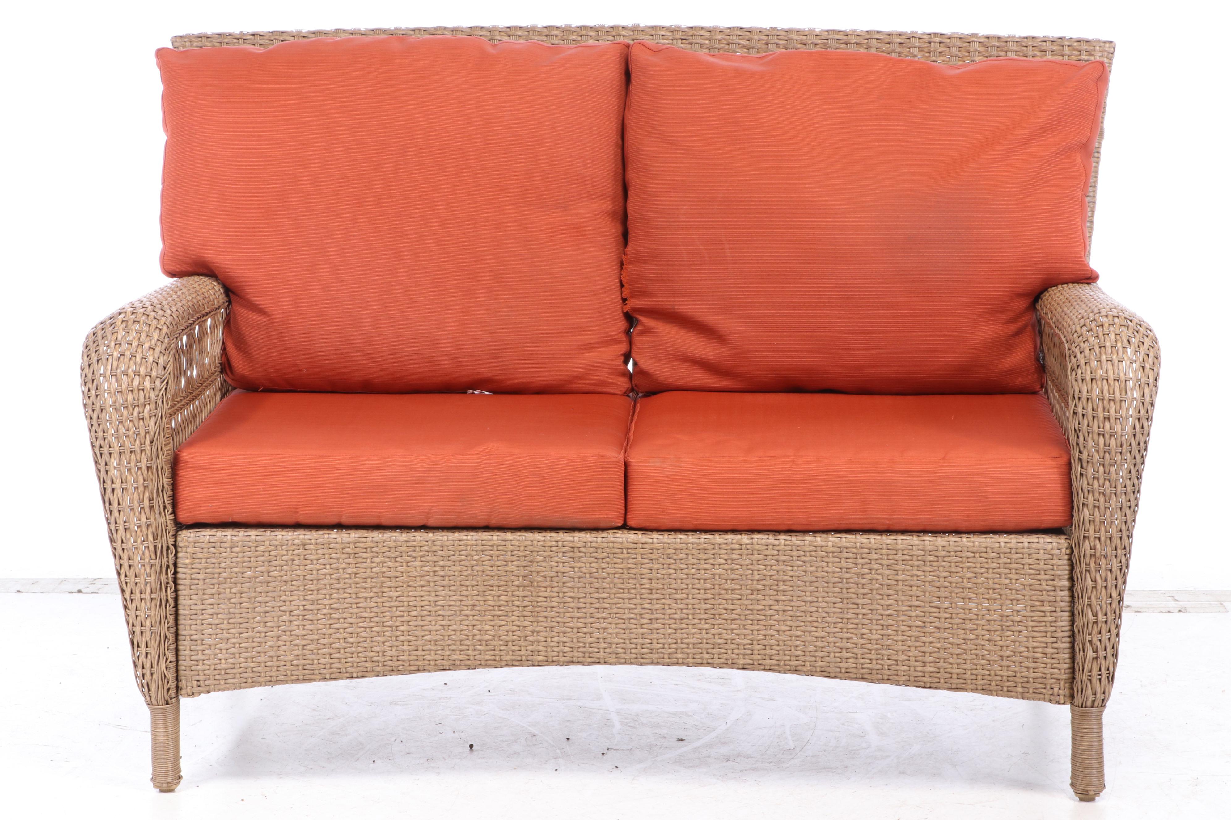 Martha Stewart Living All-Weather Wicker "Charlottetown" Patio Furniture Set