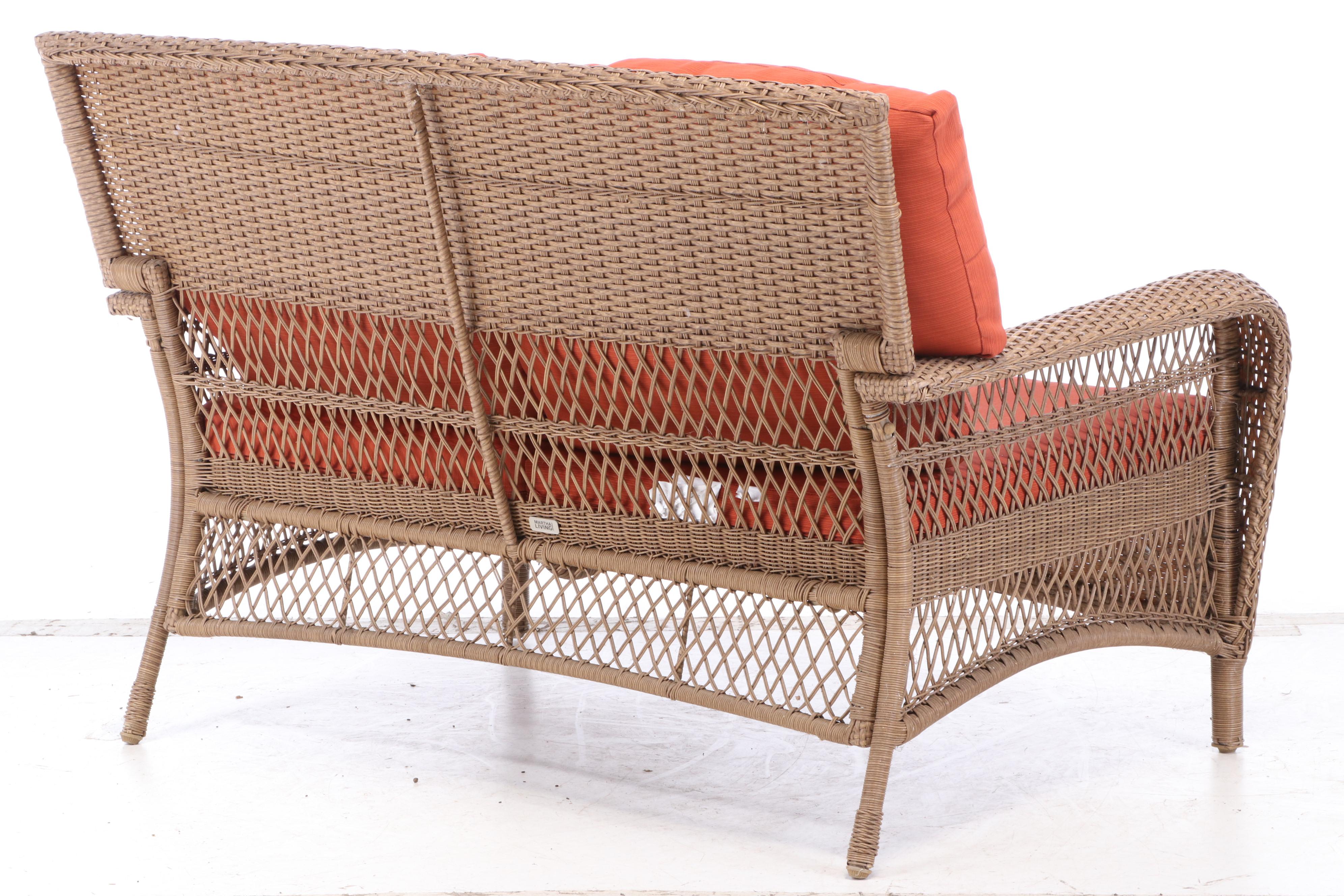 Martha Stewart Living All-Weather Wicker "Charlottetown" Patio Furniture Set