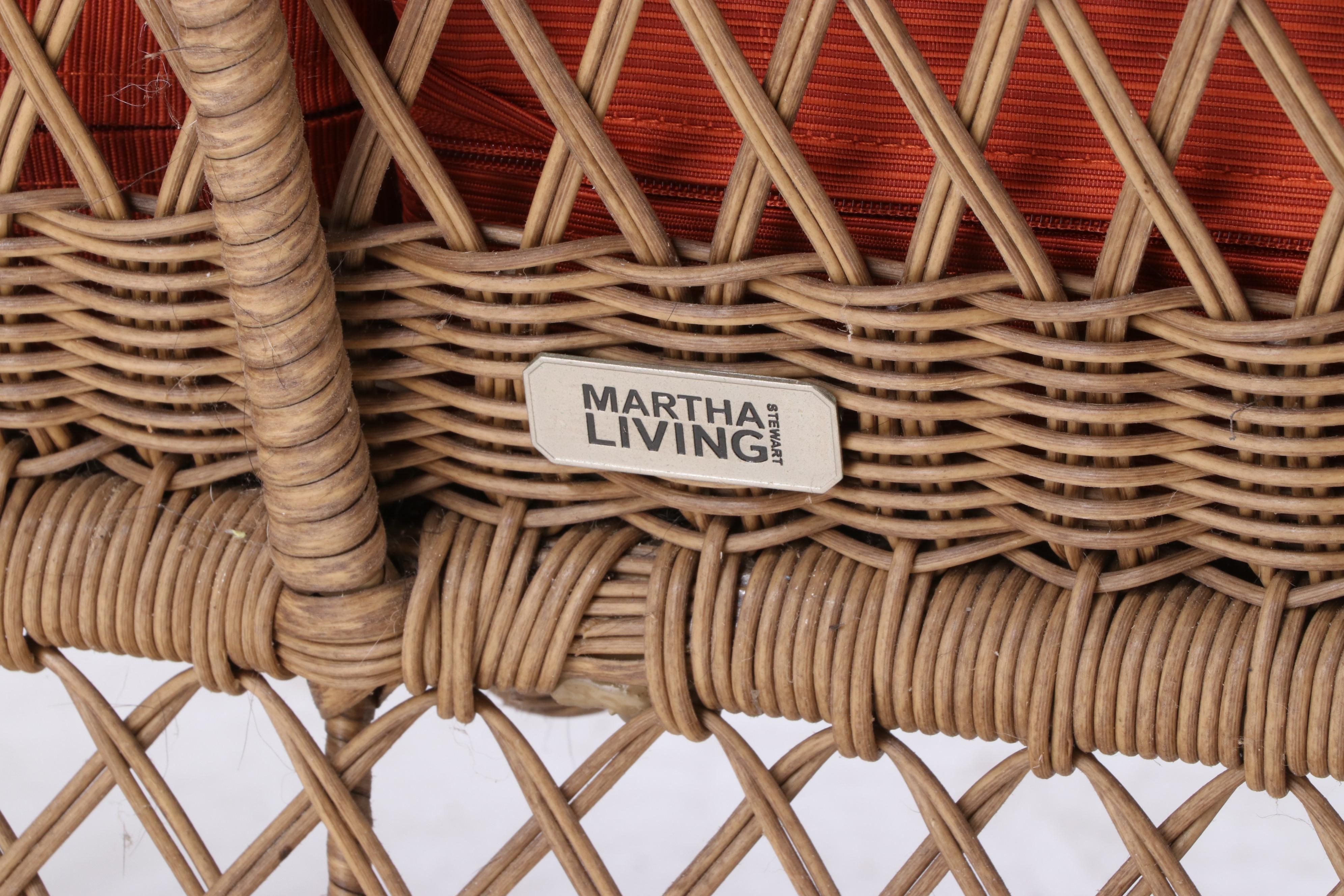 Martha Stewart Living All-Weather Wicker "Charlottetown" Patio Furniture Set