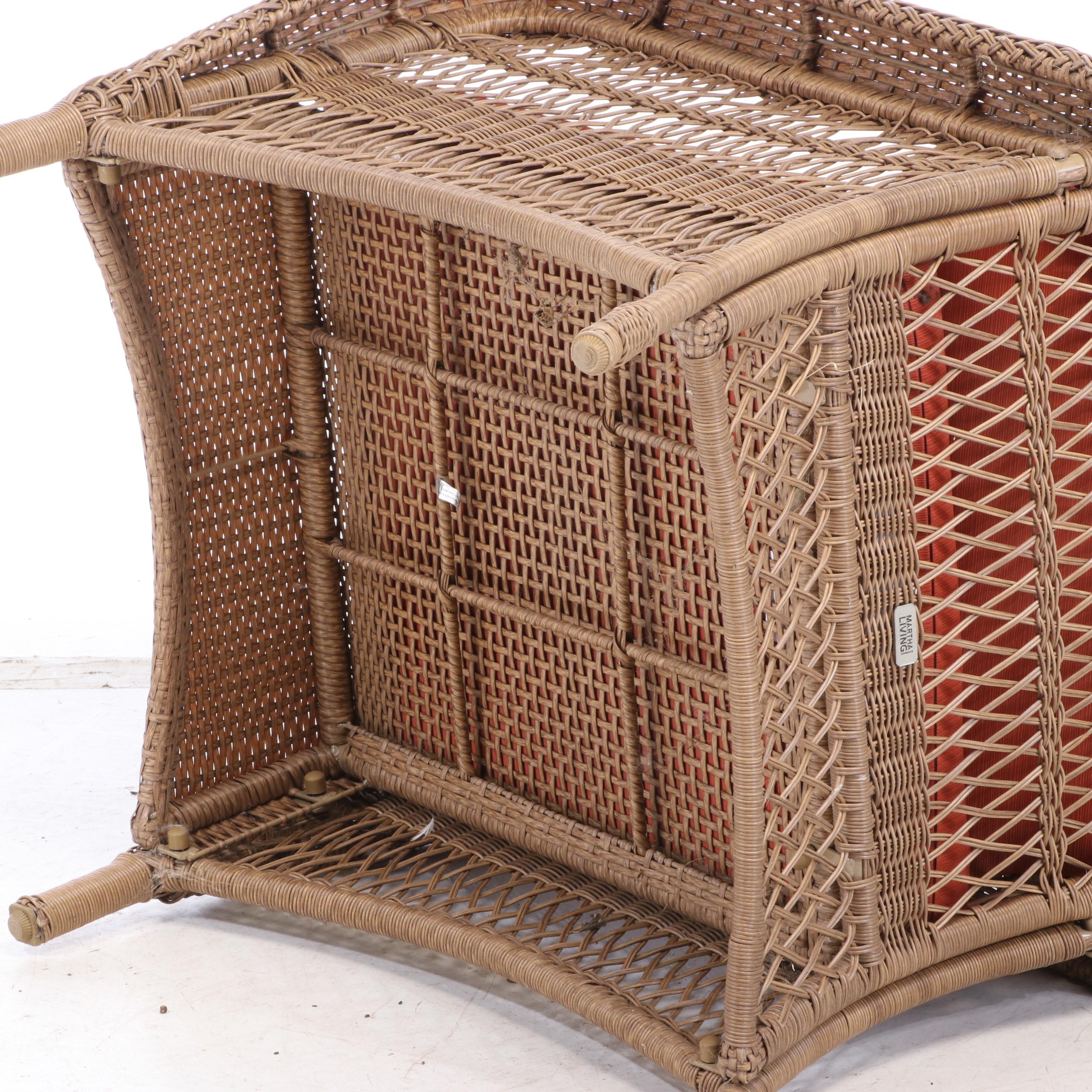 Martha Stewart Living All-Weather Wicker "Charlottetown" Patio Furniture Set