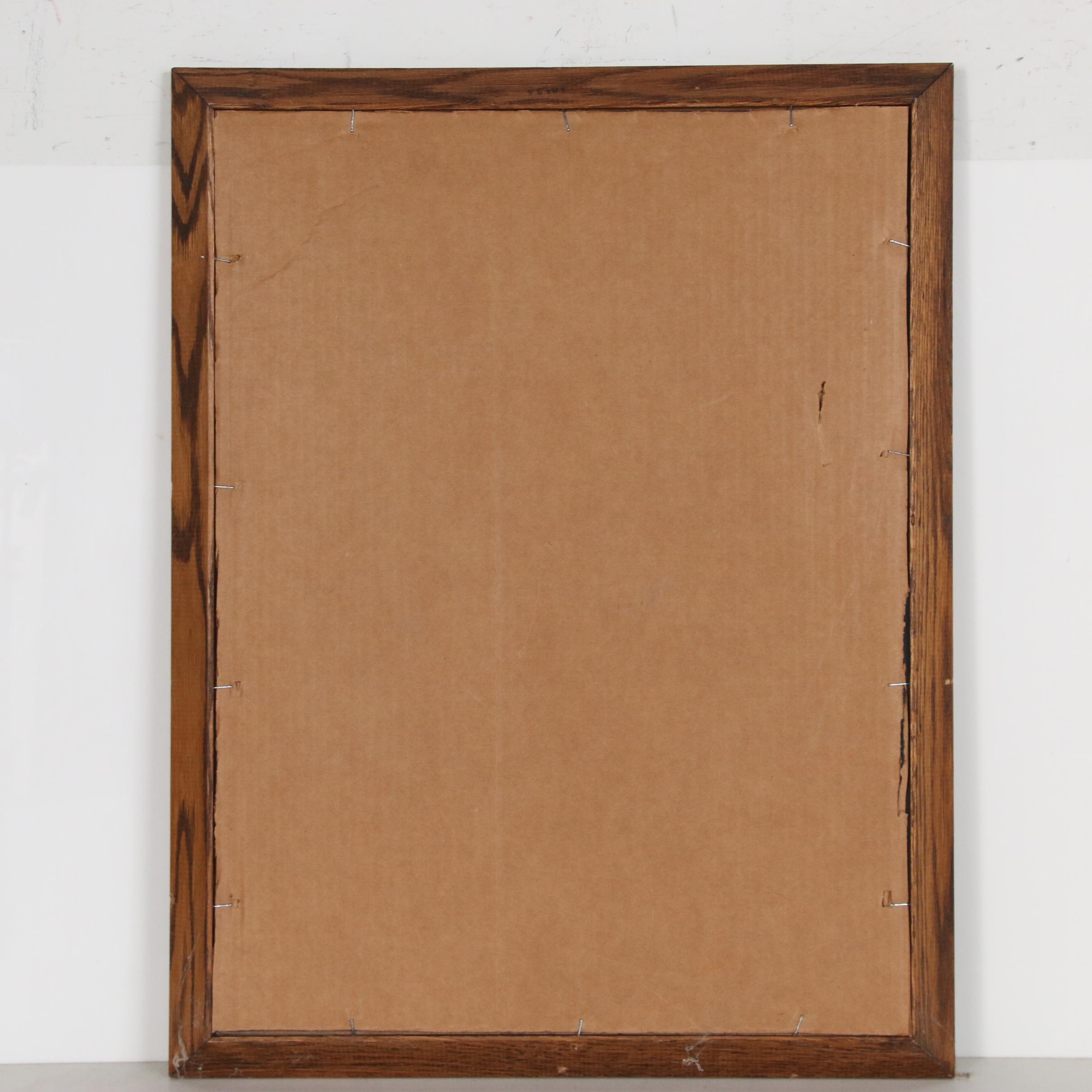 Offset Lithograph Reproduction Poster for Anheuser-Busch Faust Lager