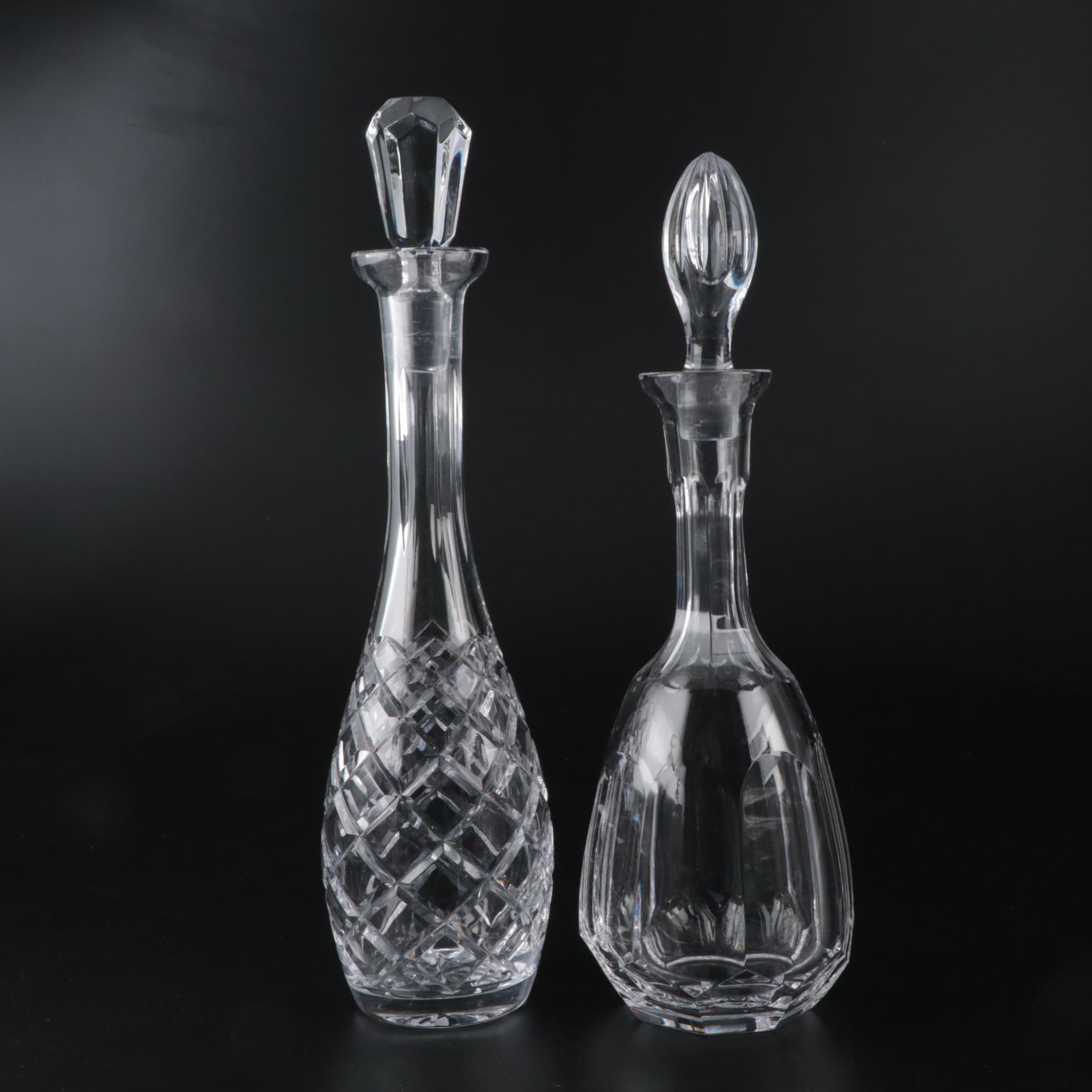 Glass and Crystal Decanter Collection