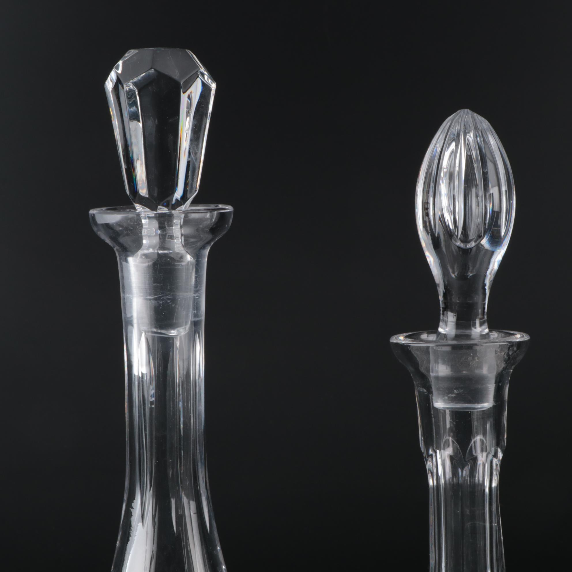 Glass and Crystal Decanter Collection
