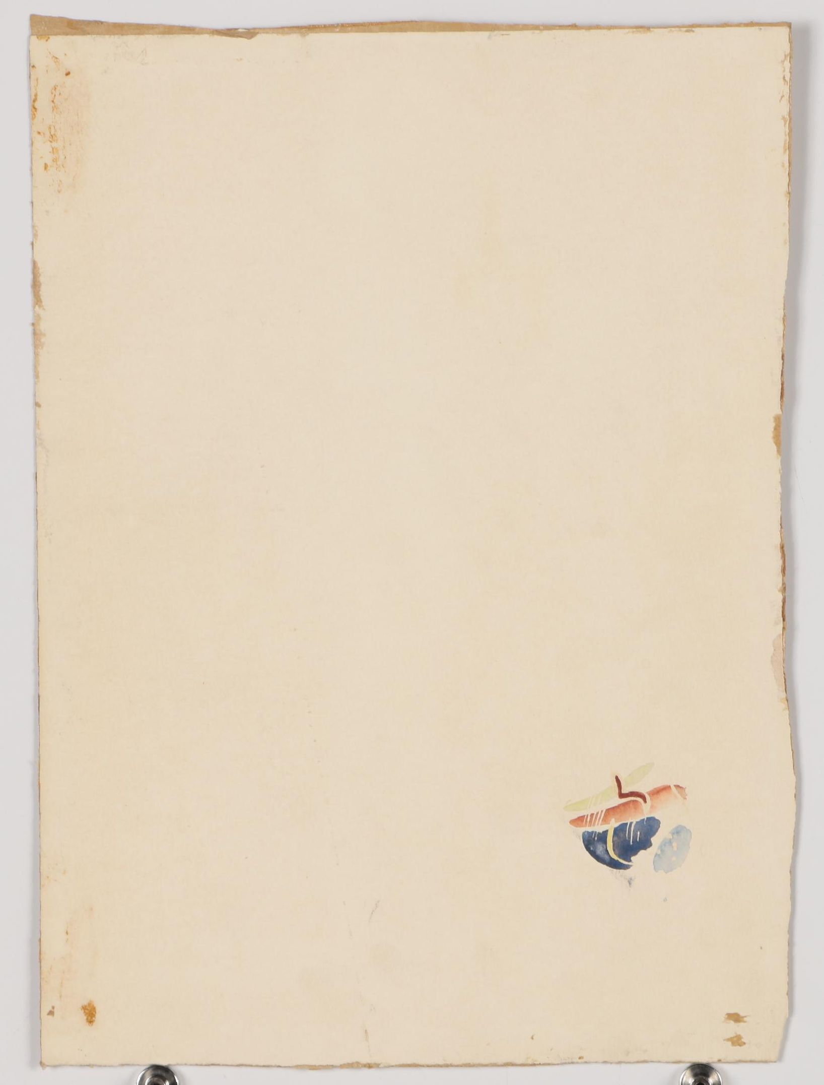 Edmond J. Fitzgerald Watercolor Portrait of Woman