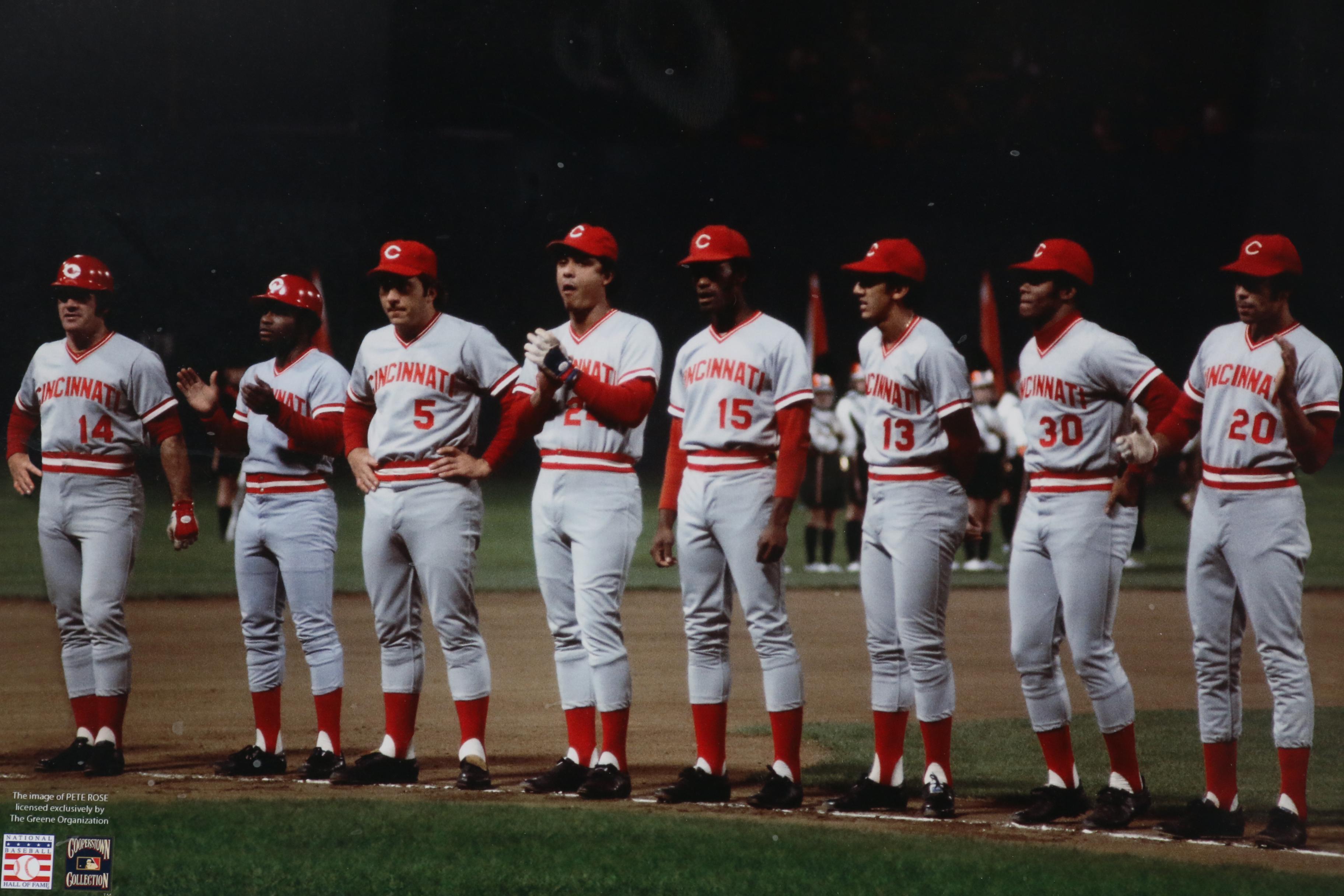 Digital Photographic Reproduction of Cincinnati Reds 1980s Team