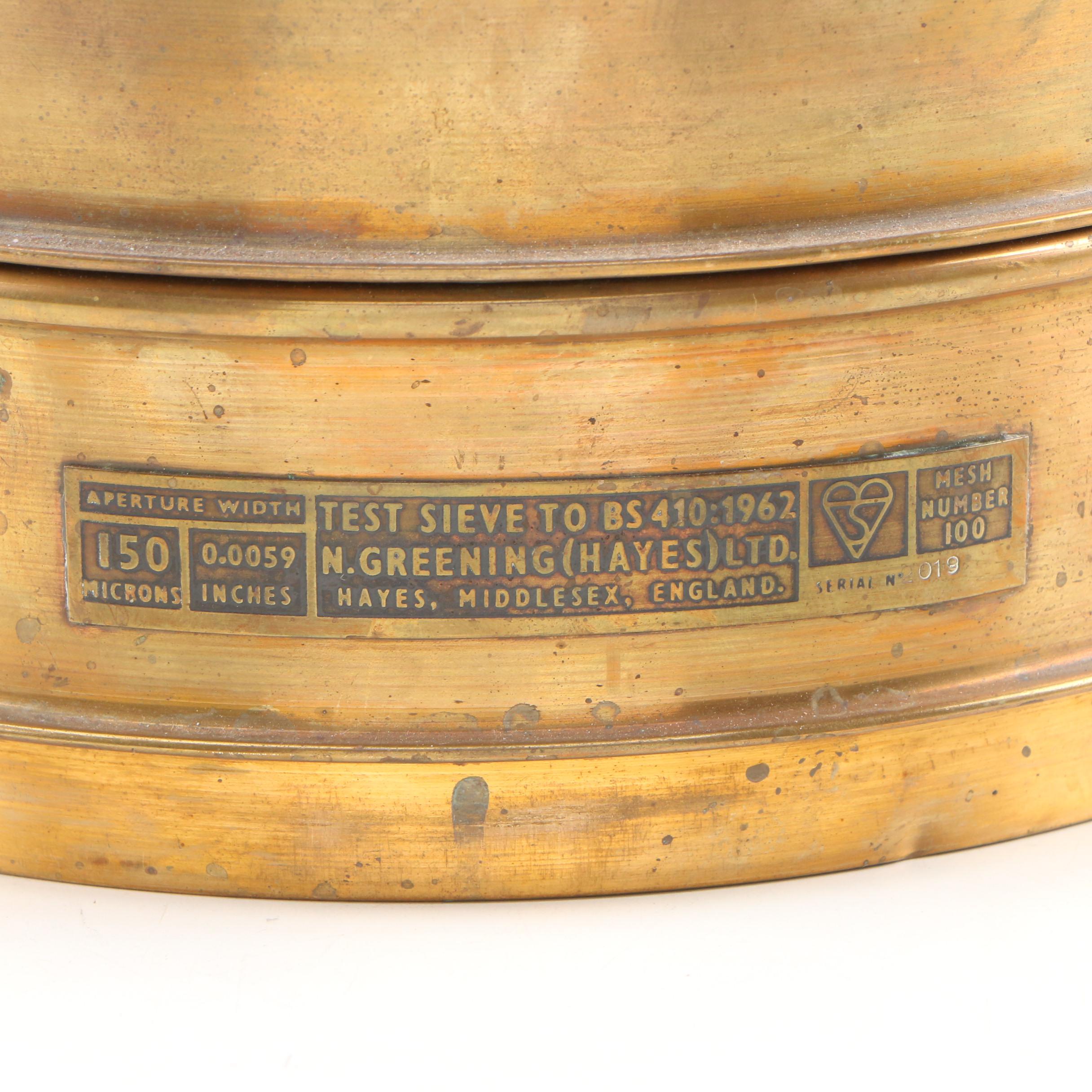 Testing Sieves Apparatus by N. Greening & Sons