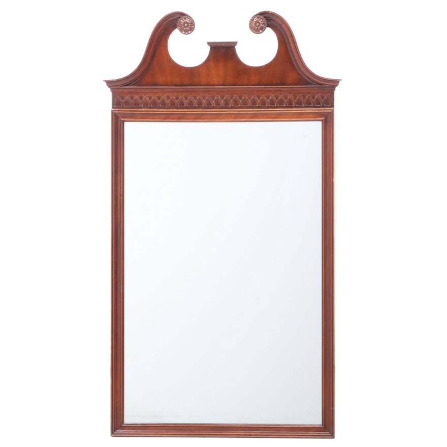 Kindel Hepplewhite Style Mahogany Mirror, Circa 1950