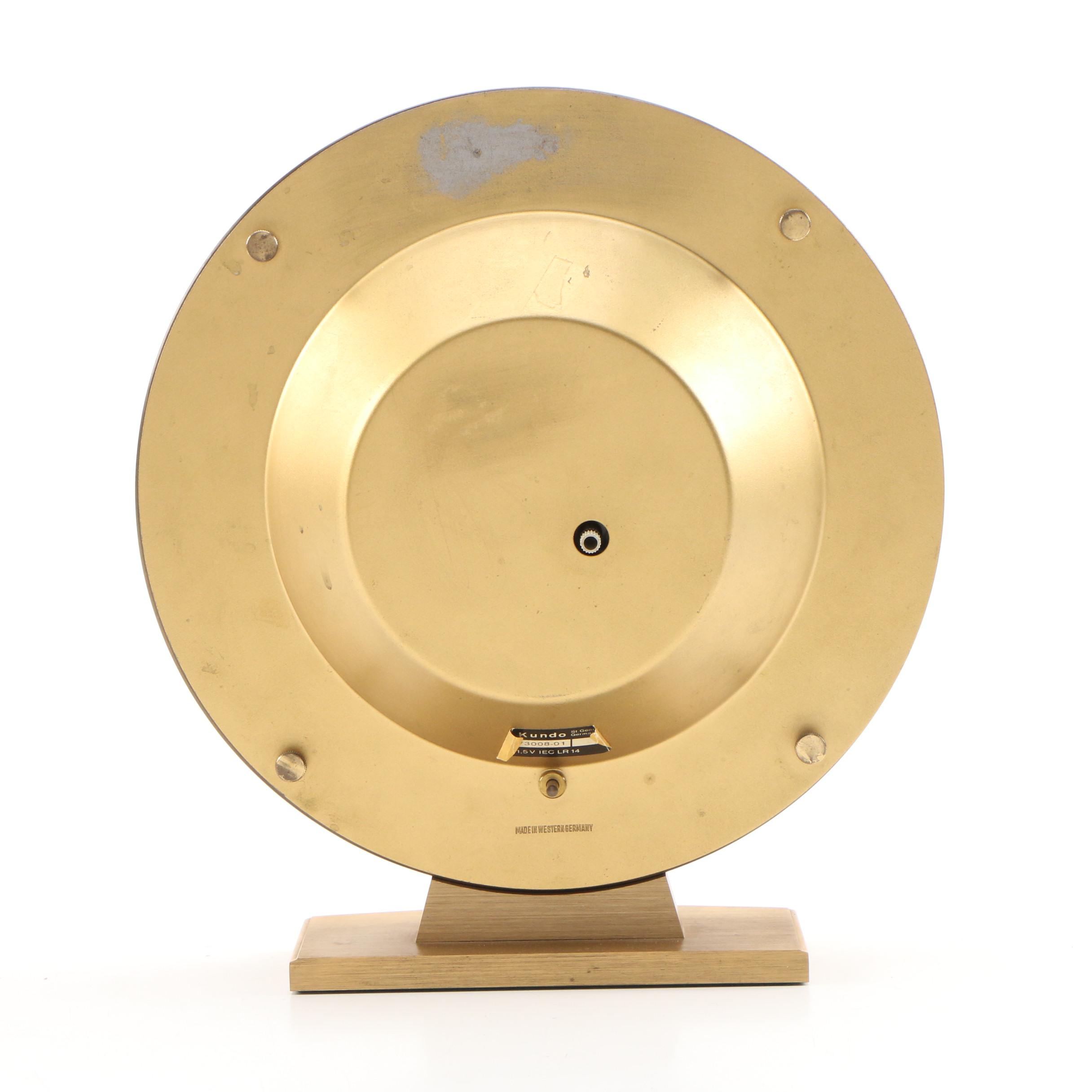 Kieninger & Obergfell Kundo World Clock, Mid 20th Century