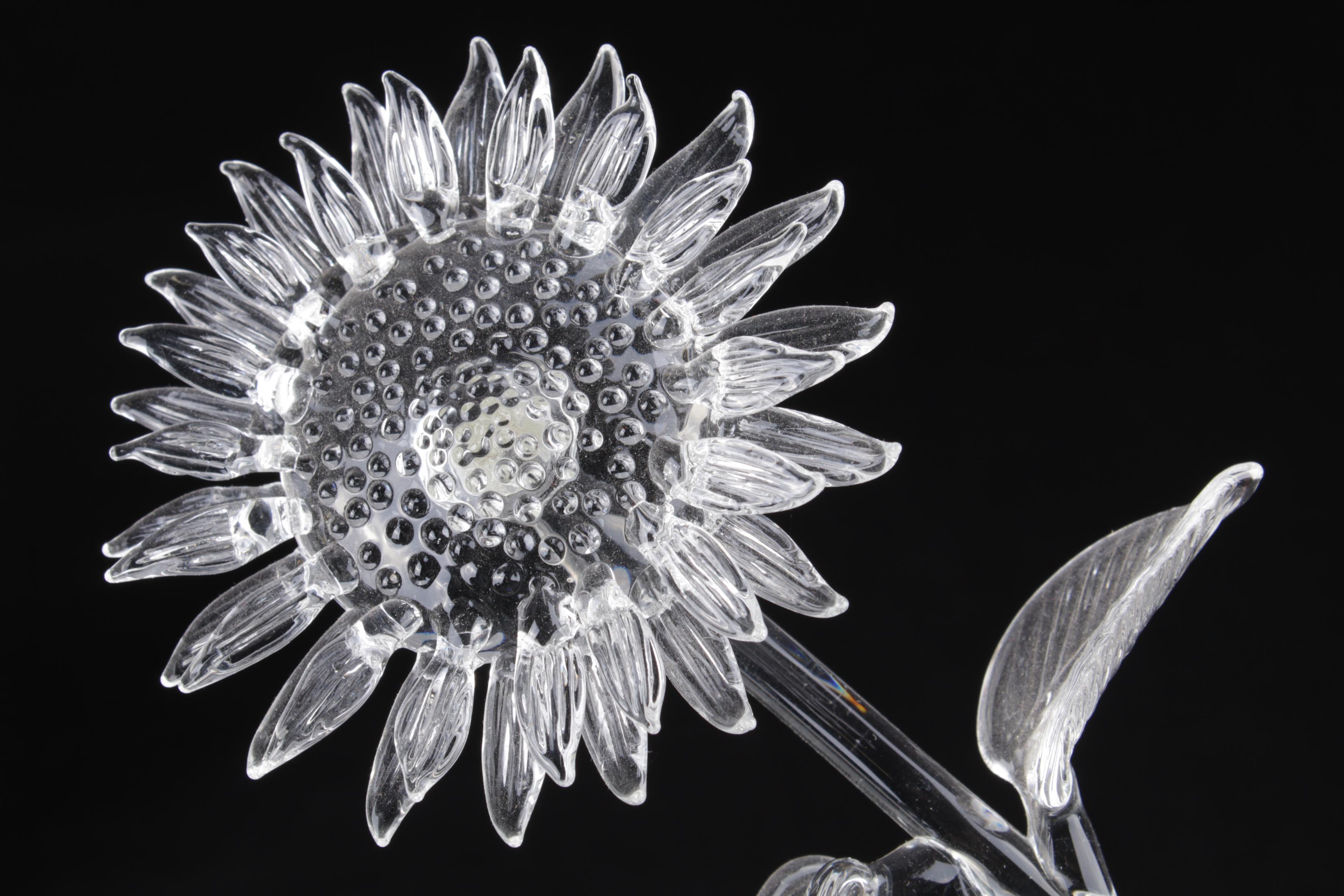 Waterford Crystal Sunflower Glass Flowers