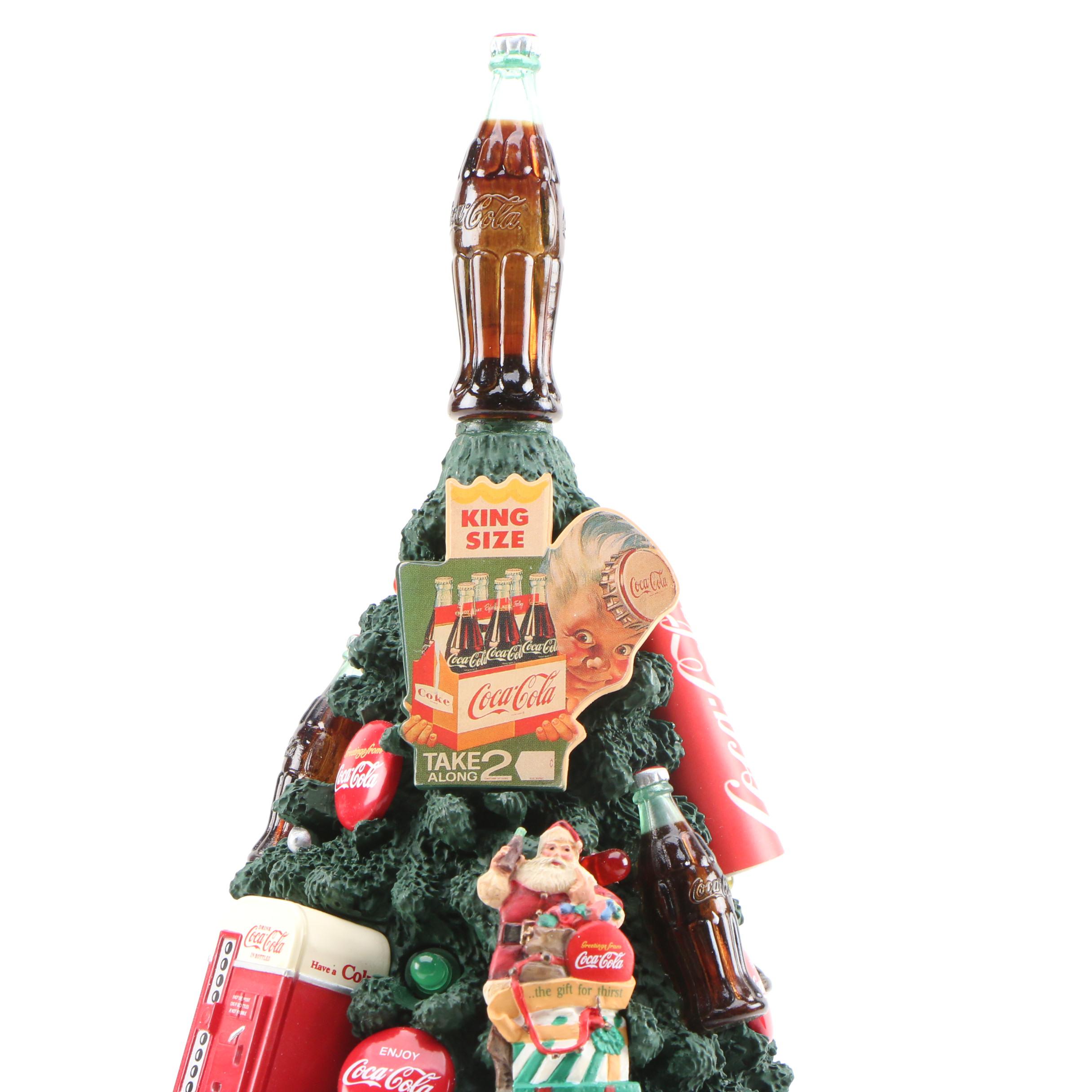The Danbury Mint "The Coca-Cola Christmas Tree" Table Décor, 2000
