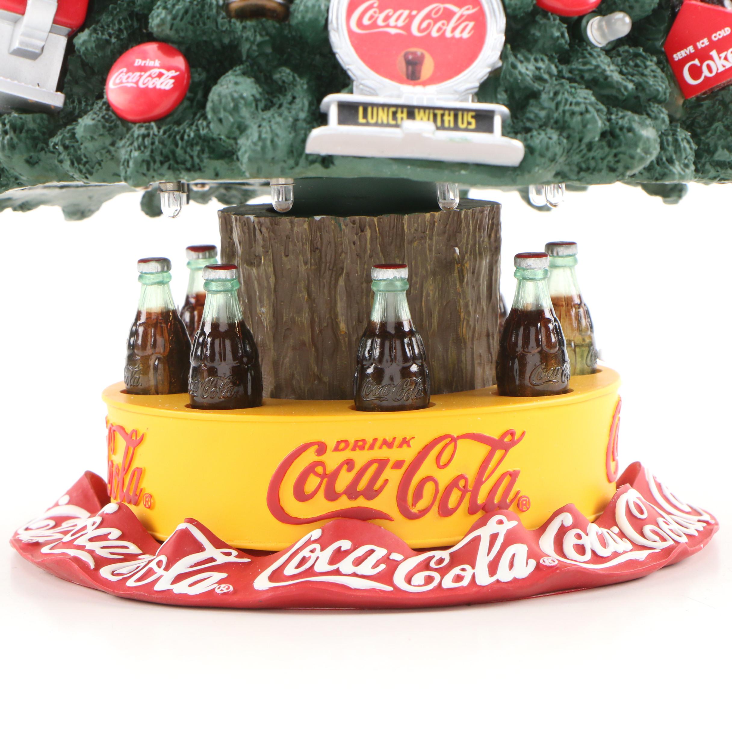 The Danbury Mint "The Coca-Cola Christmas Tree" Table Décor, 2000