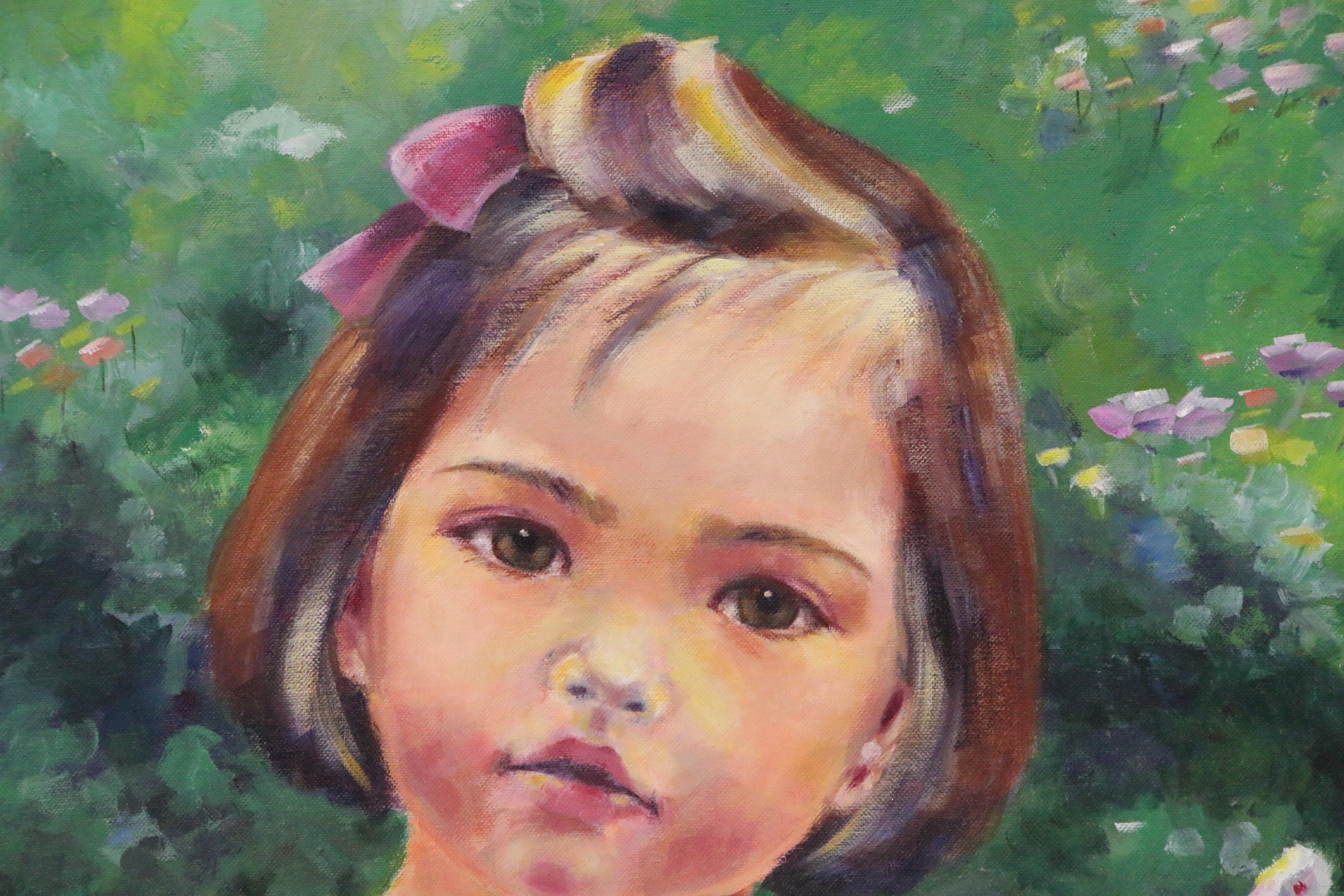 Gilda Horn Oil Painting Portrait of a Girl