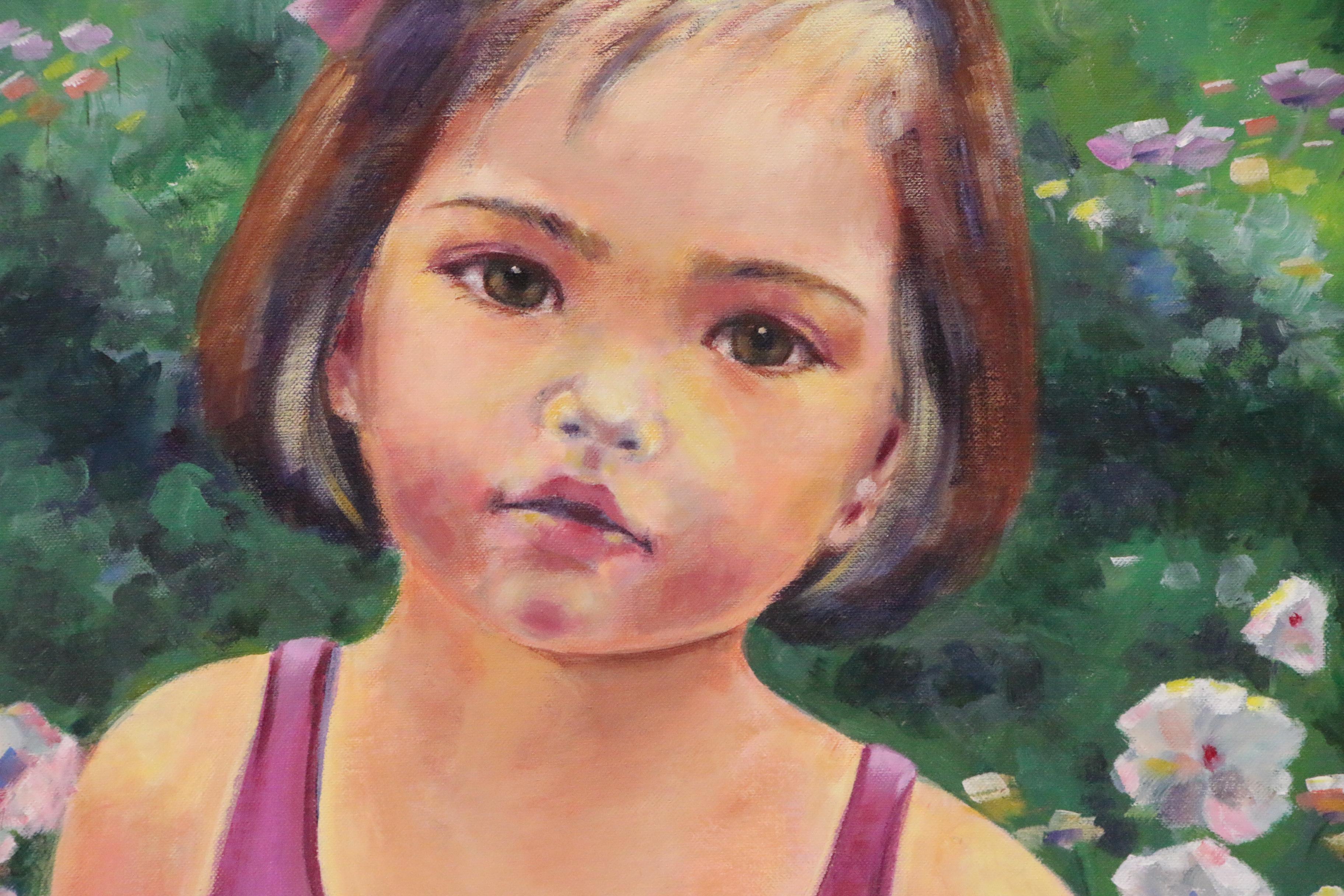 Gilda Horn Oil Painting Portrait of a Girl