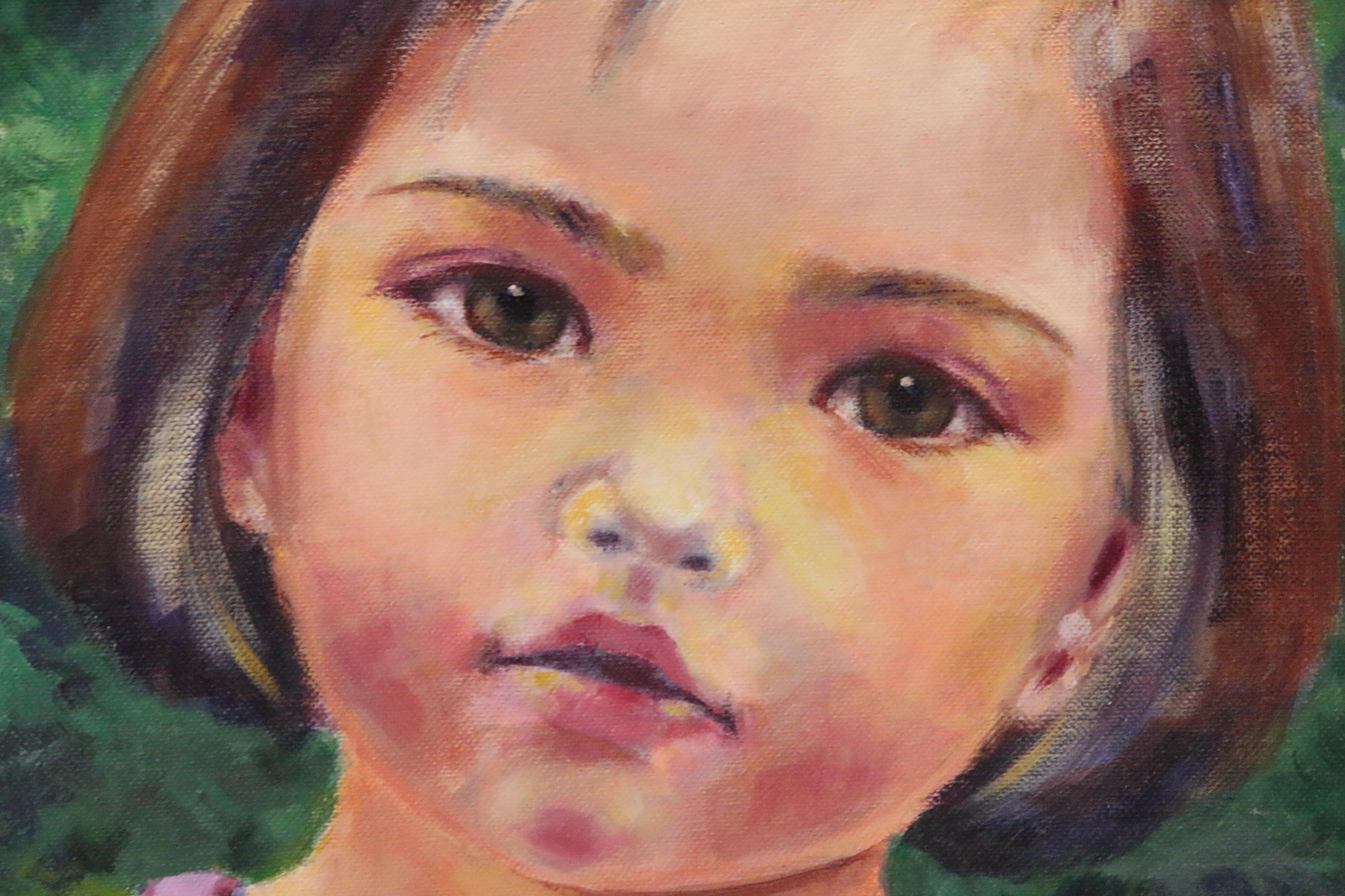 Gilda Horn Oil Painting Portrait of a Girl