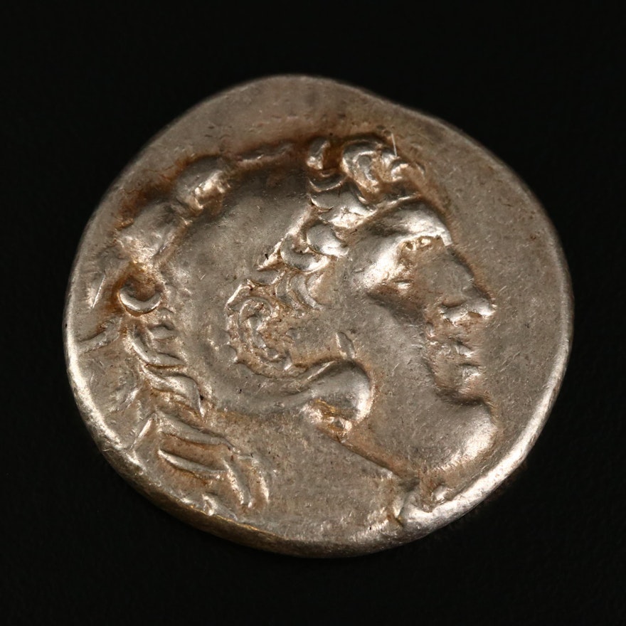 Ancient Macedonia AR Tetradrachm Coin of Alexander III, ca. 310 B.C.