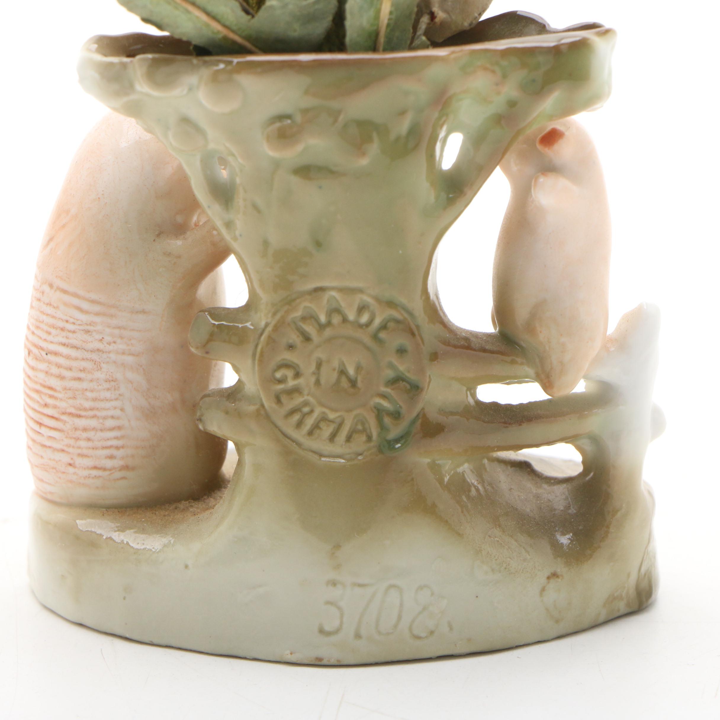 German Porcelain Pig Figurines