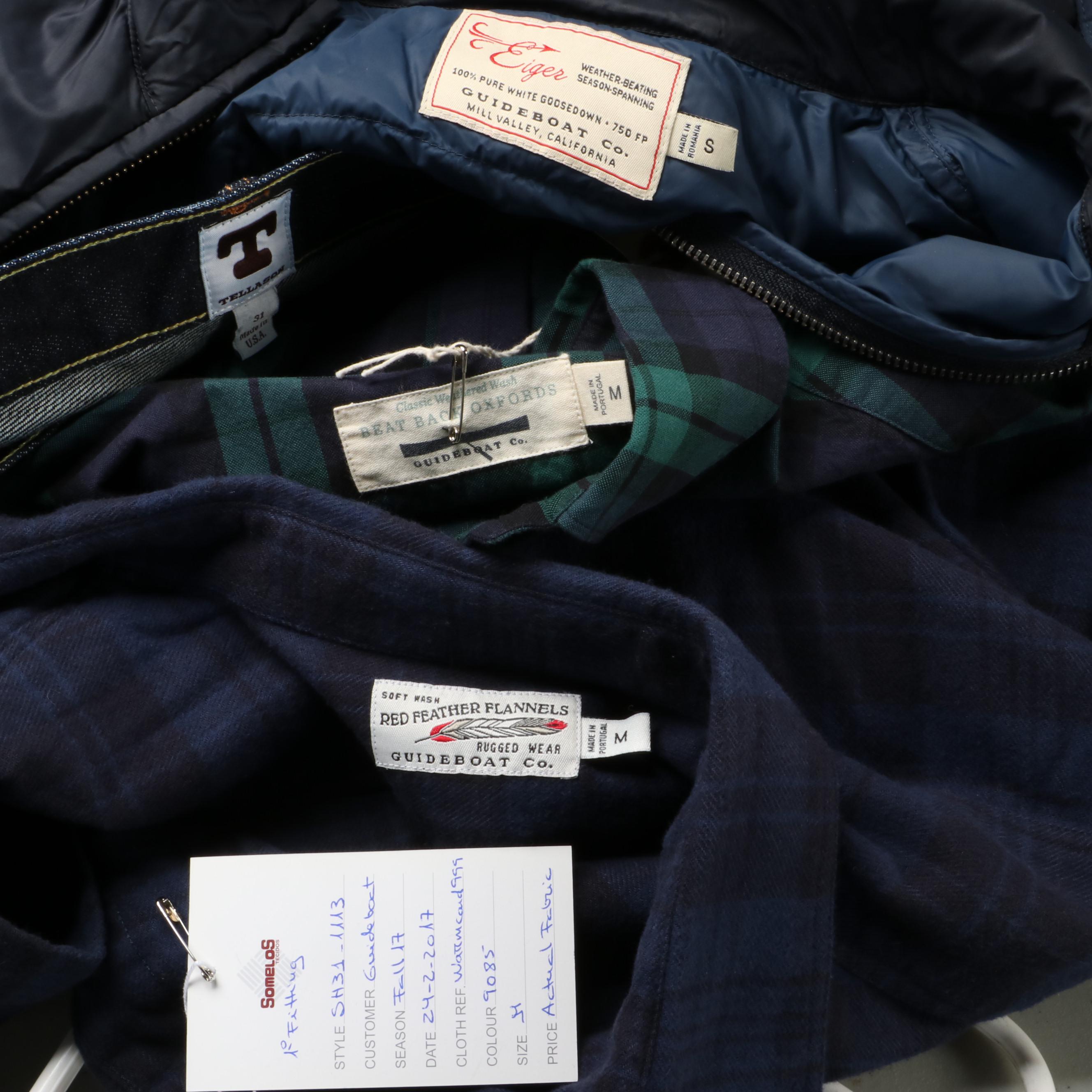 Men's Guideboat Co. Reliance, Bateaux & Barrow and Red Feather Flannels