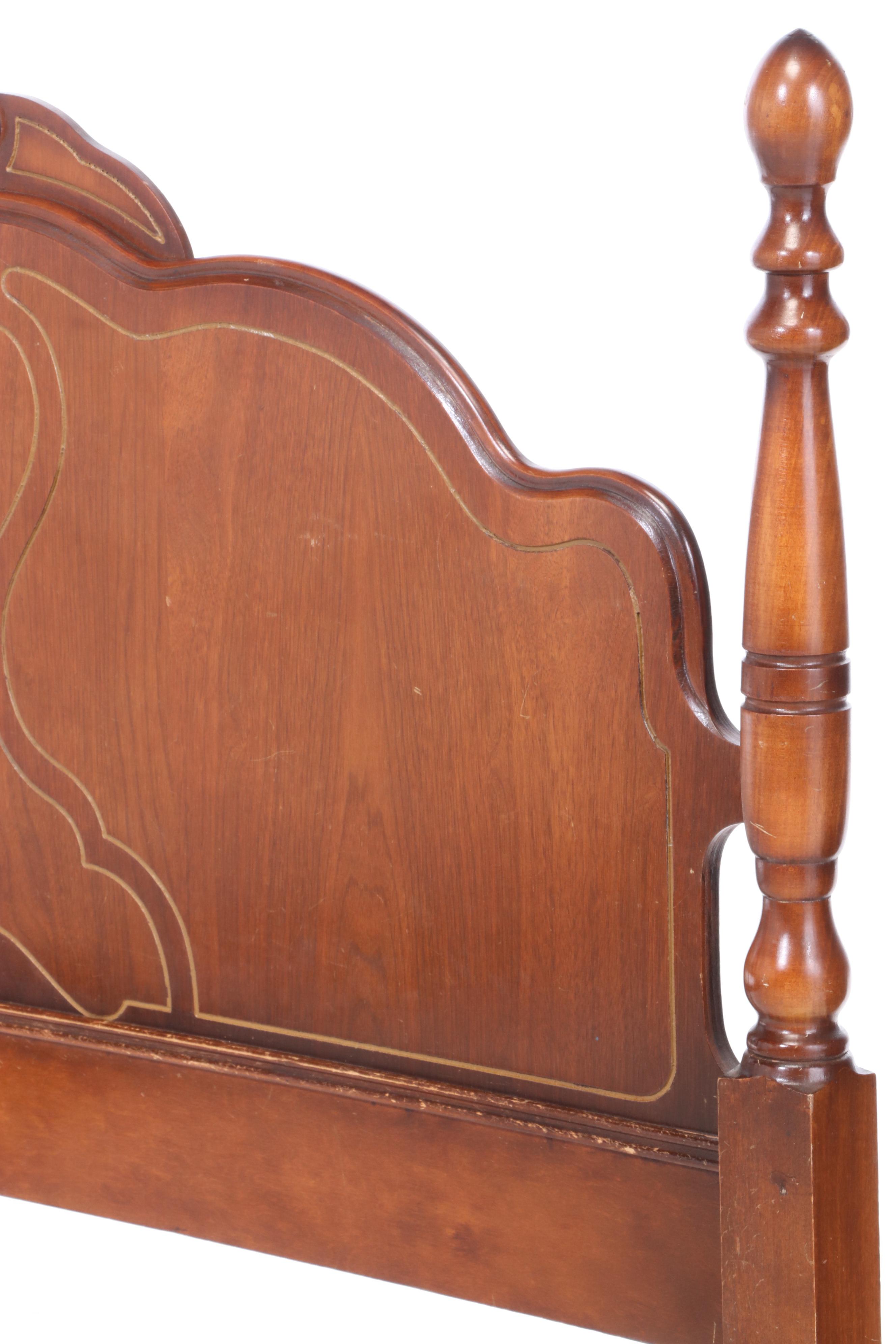 American Furniture Co. Hardwood Full-Size Poster Bed Frame