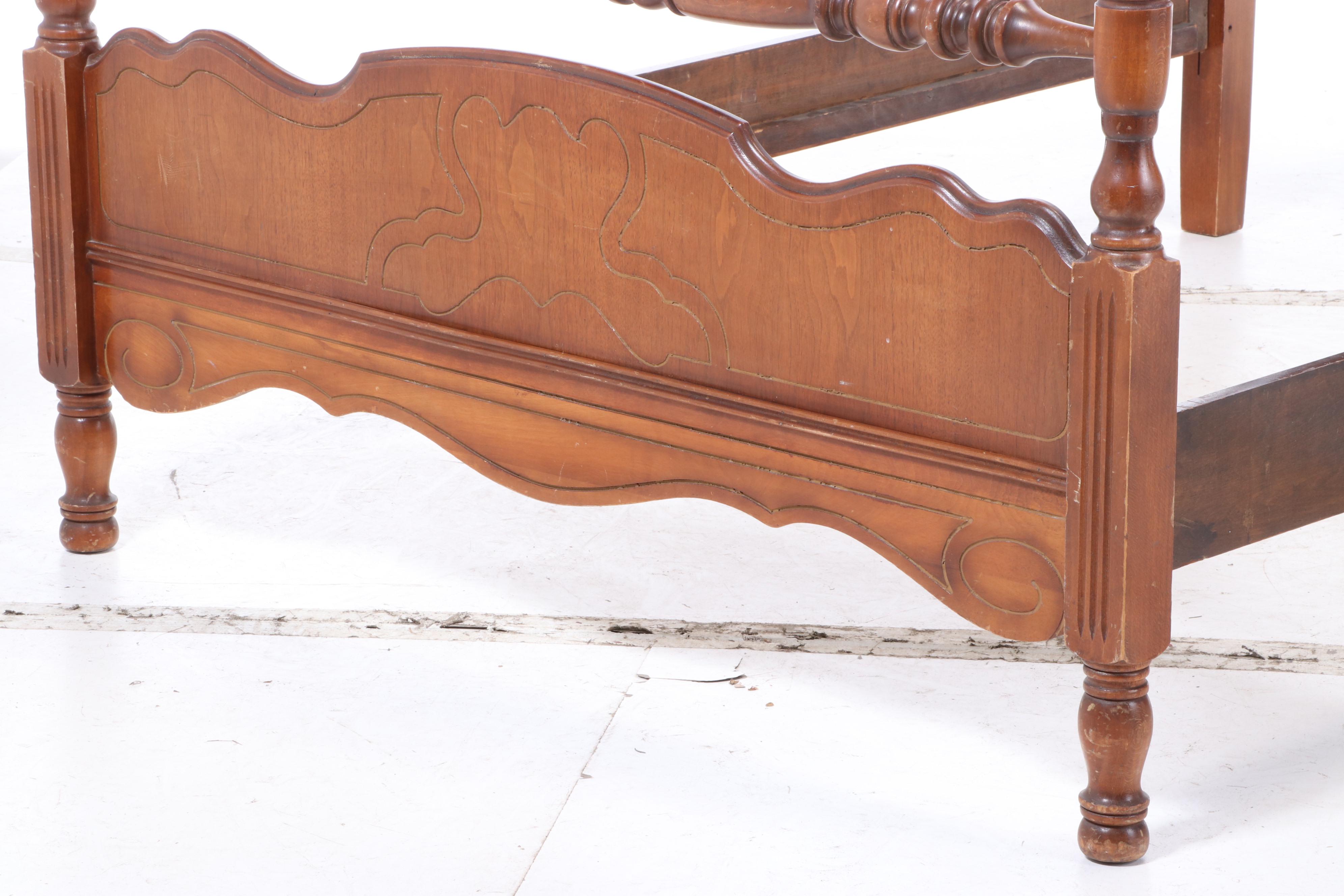 American Furniture Co. Hardwood Full-Size Poster Bed Frame