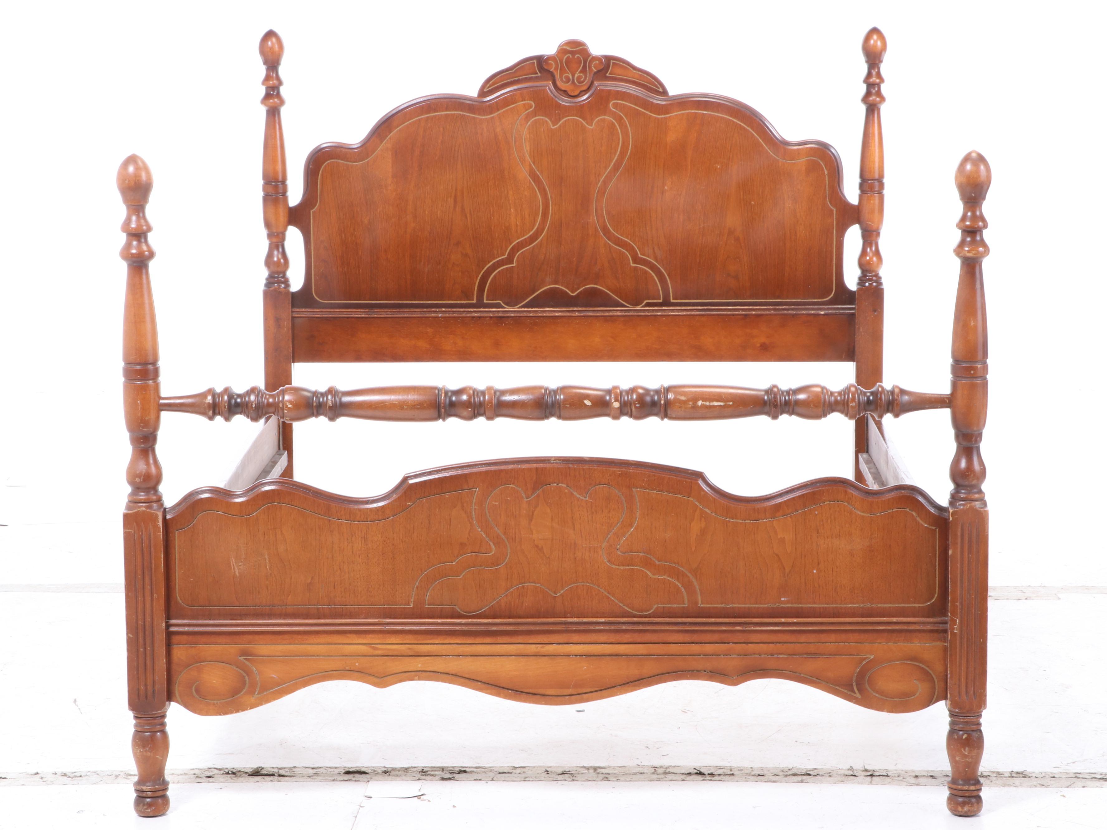 American Furniture Co. Hardwood Full-Size Poster Bed Frame