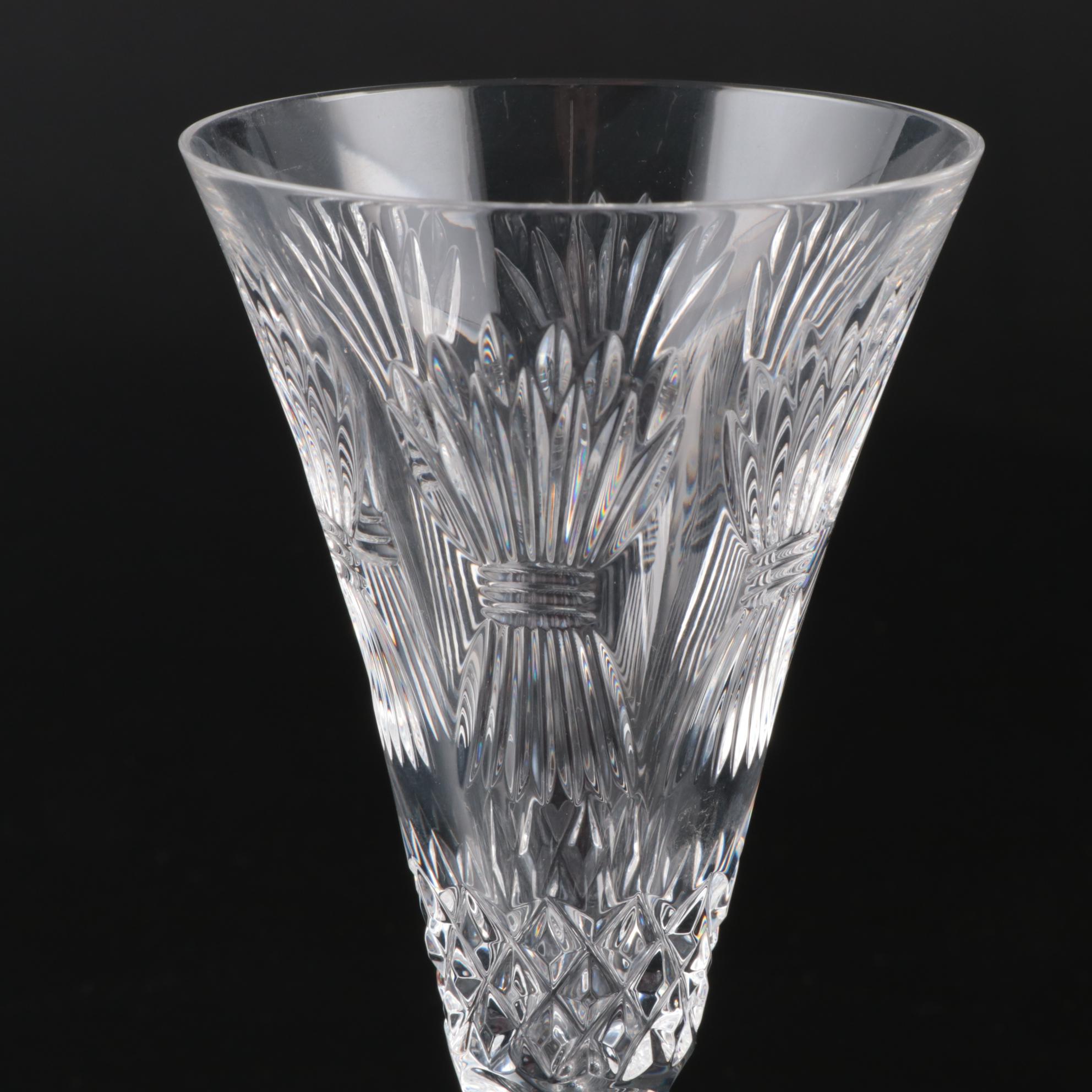 Waterford Crystal "Millennium Series" Champagne Flutes