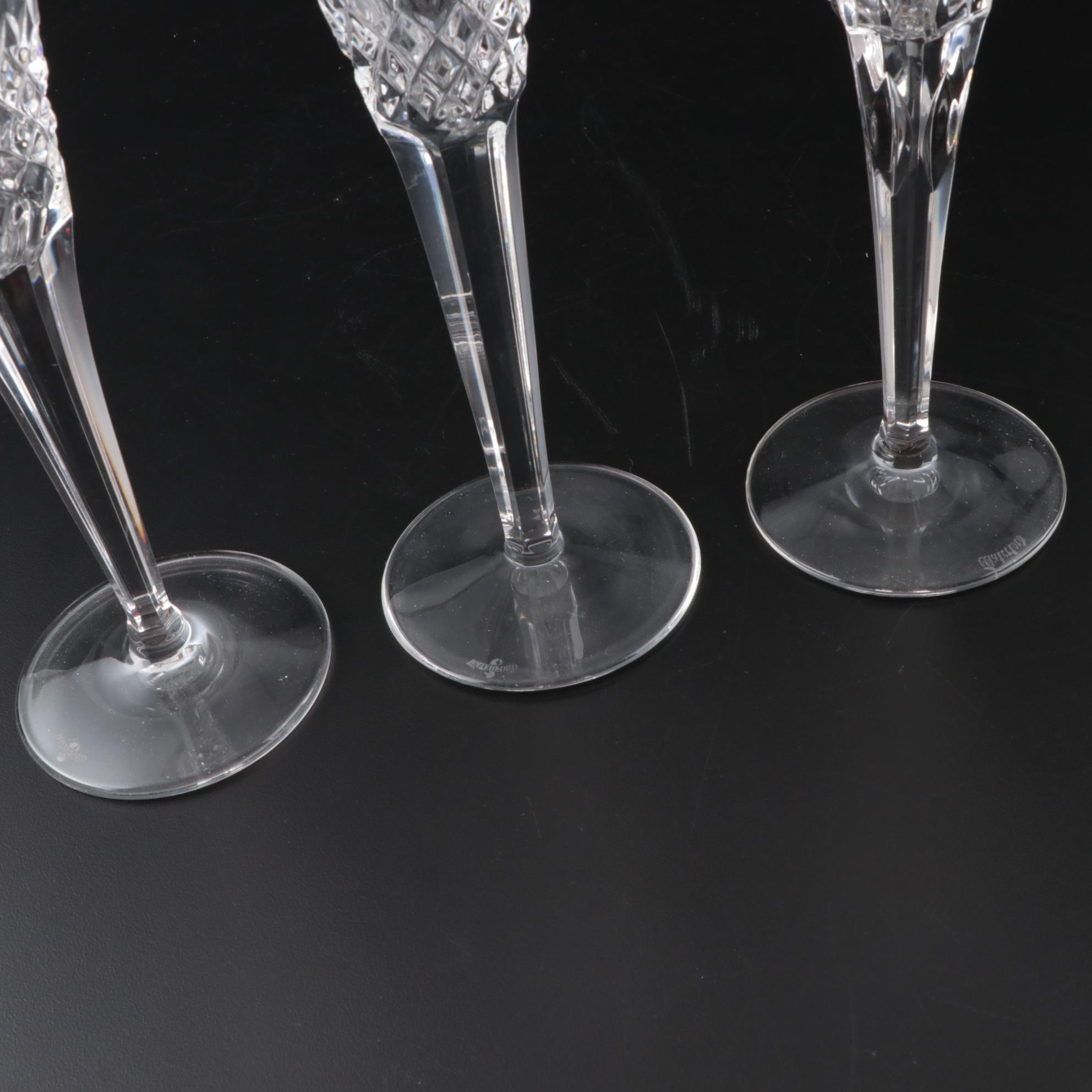 Waterford Crystal "Millennium Series" Champagne Flutes