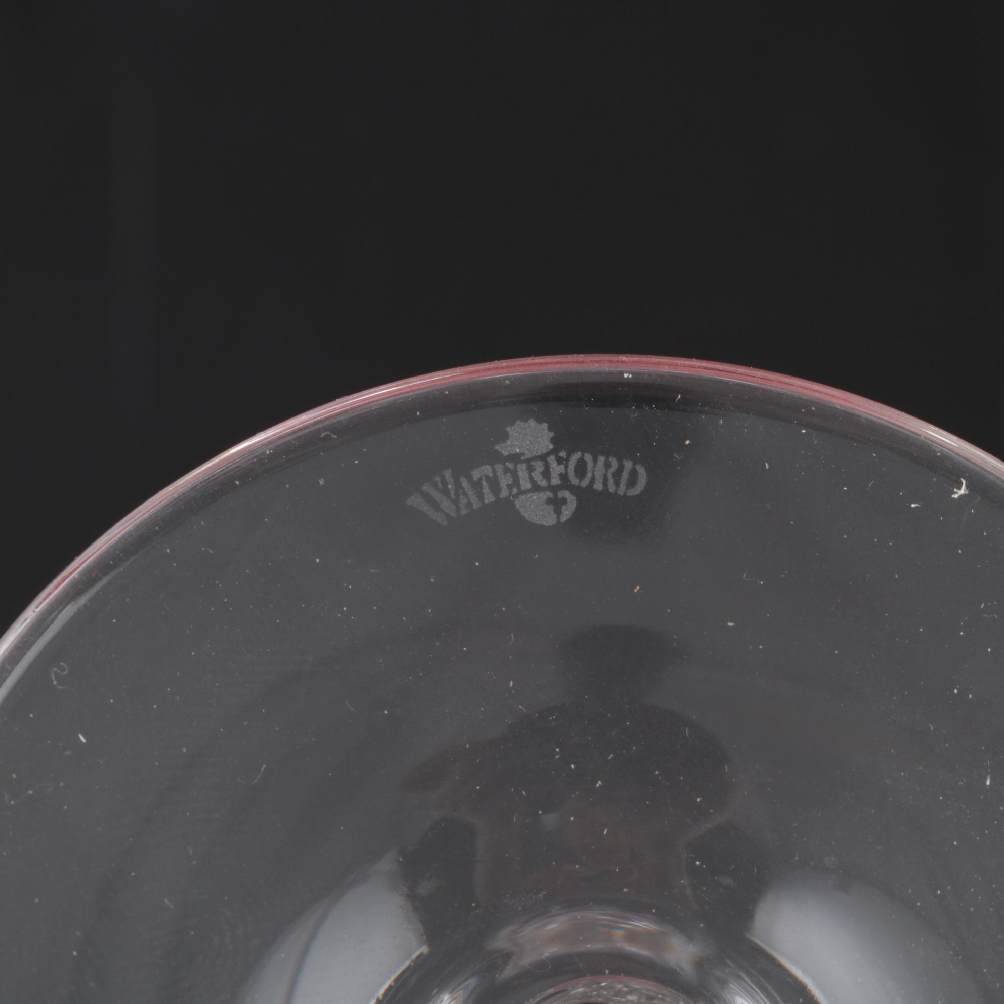 Waterford Crystal Millennium Series Champagne Flutes, 1996-2005