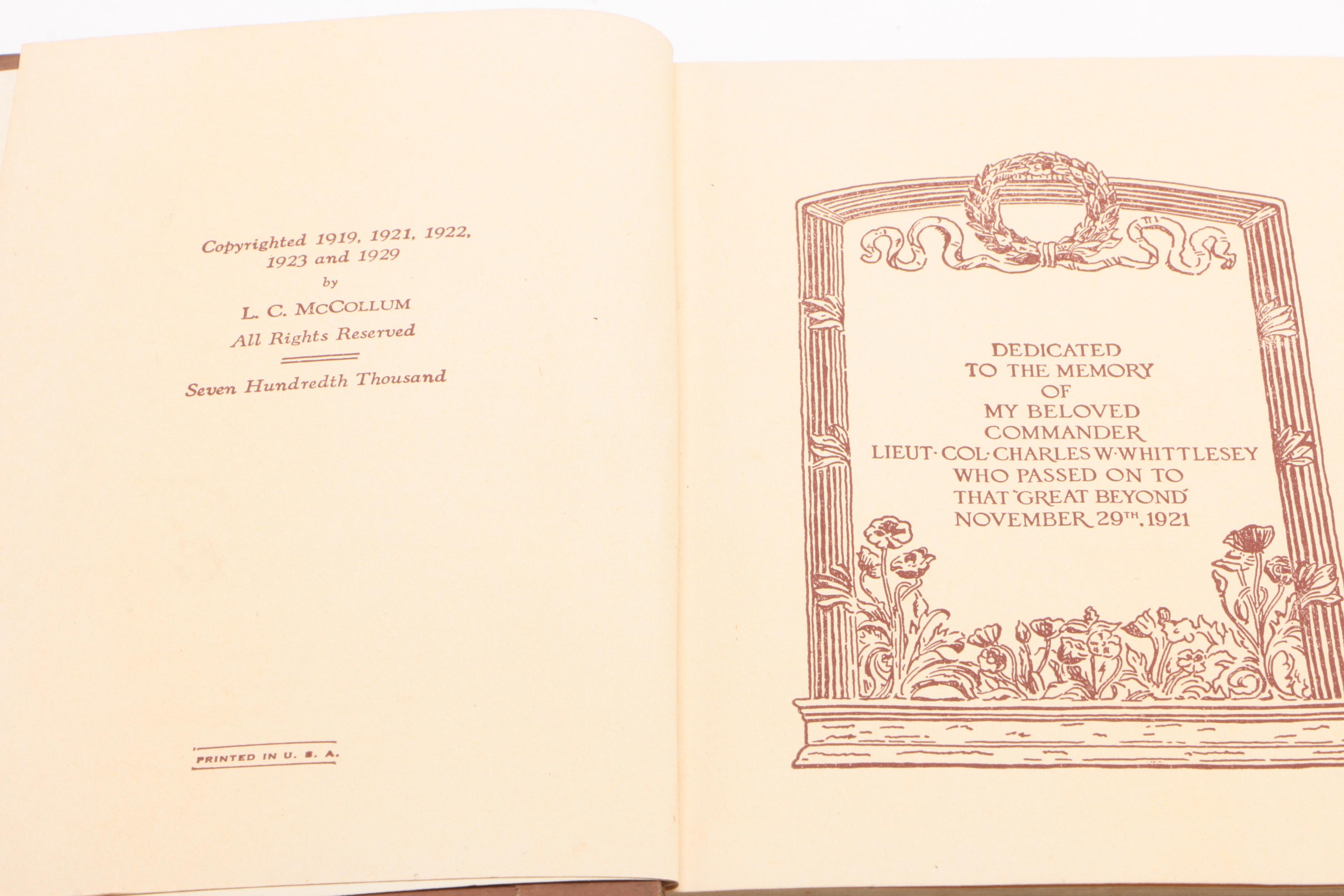 "The Civil War in Song and Story" and "History and Rhymes of the Lost Battalion"