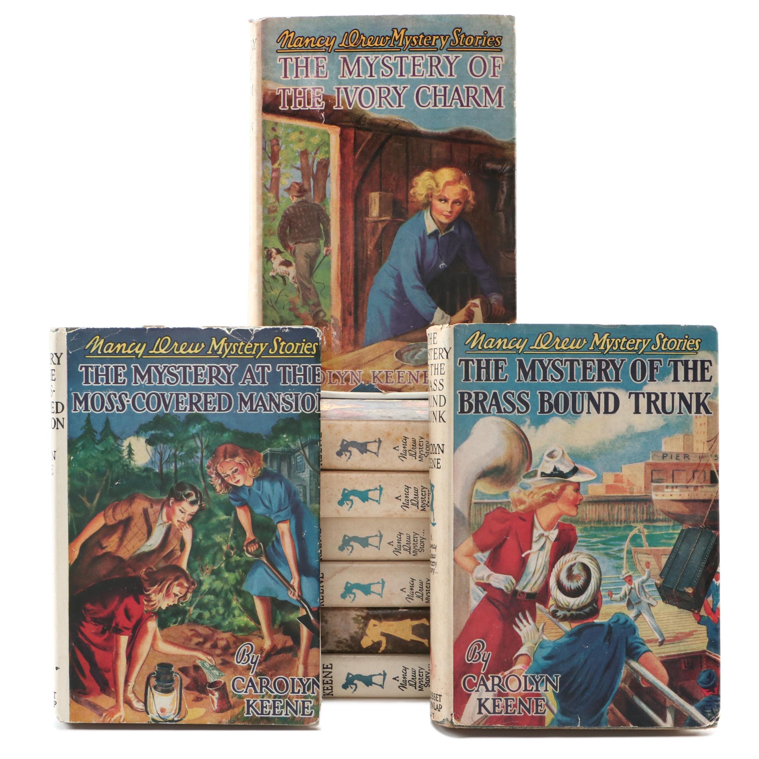"Nancy Drew" Book Collection by Carolyn Keene, Mid-20th Century