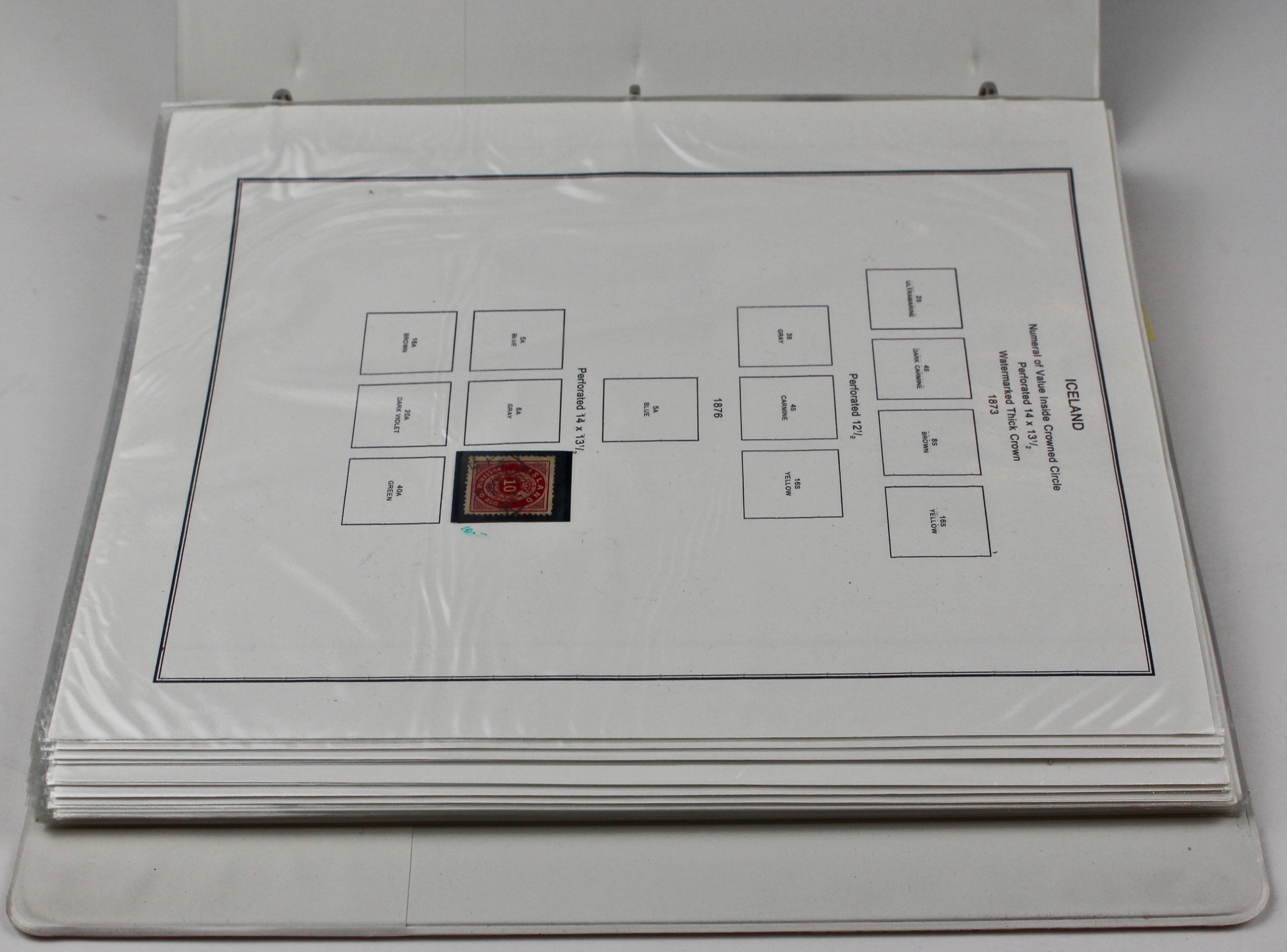 Iceland Stamp Collection, 1876-1977