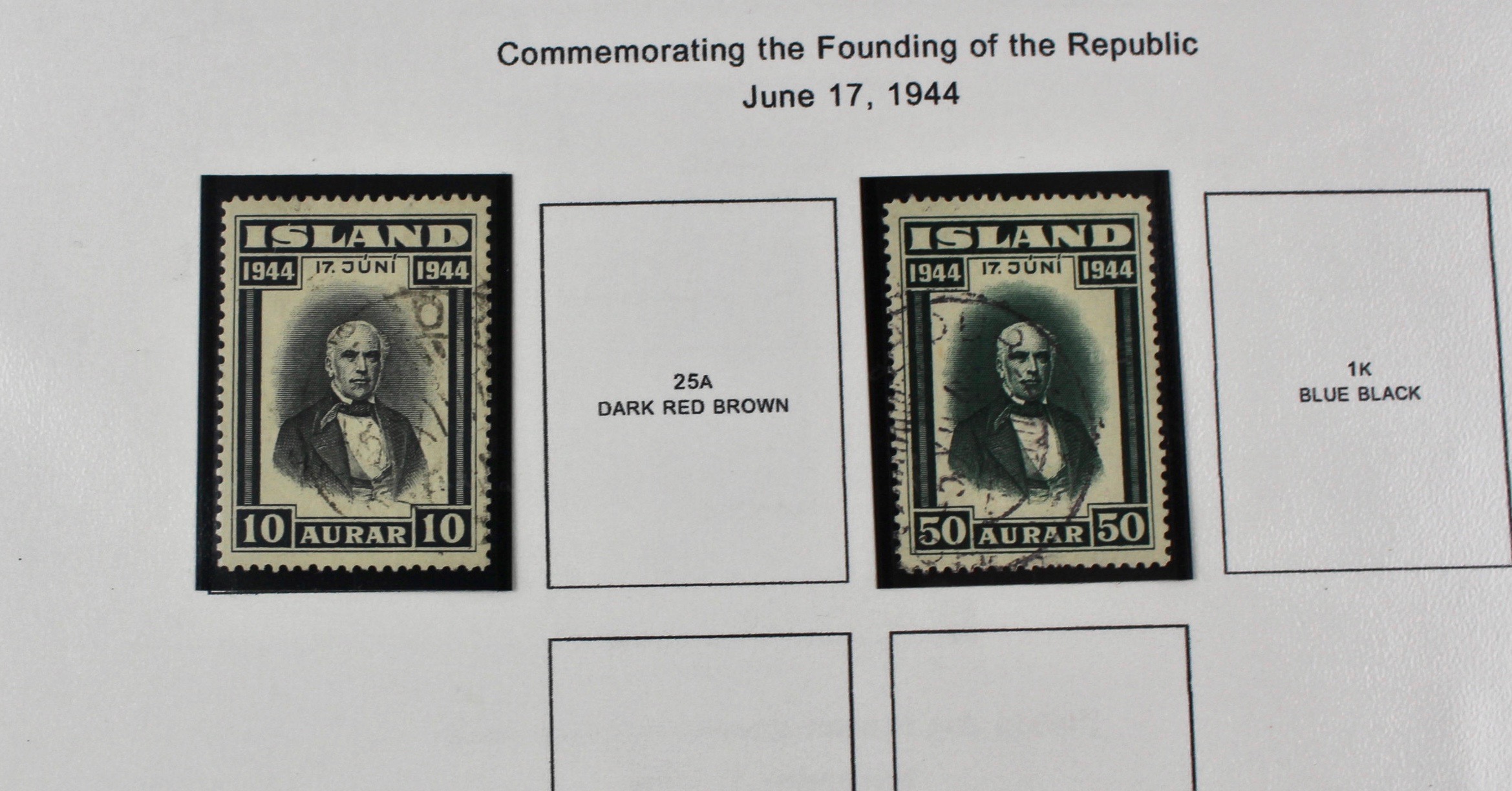 Iceland Stamp Collection, 1876-1977