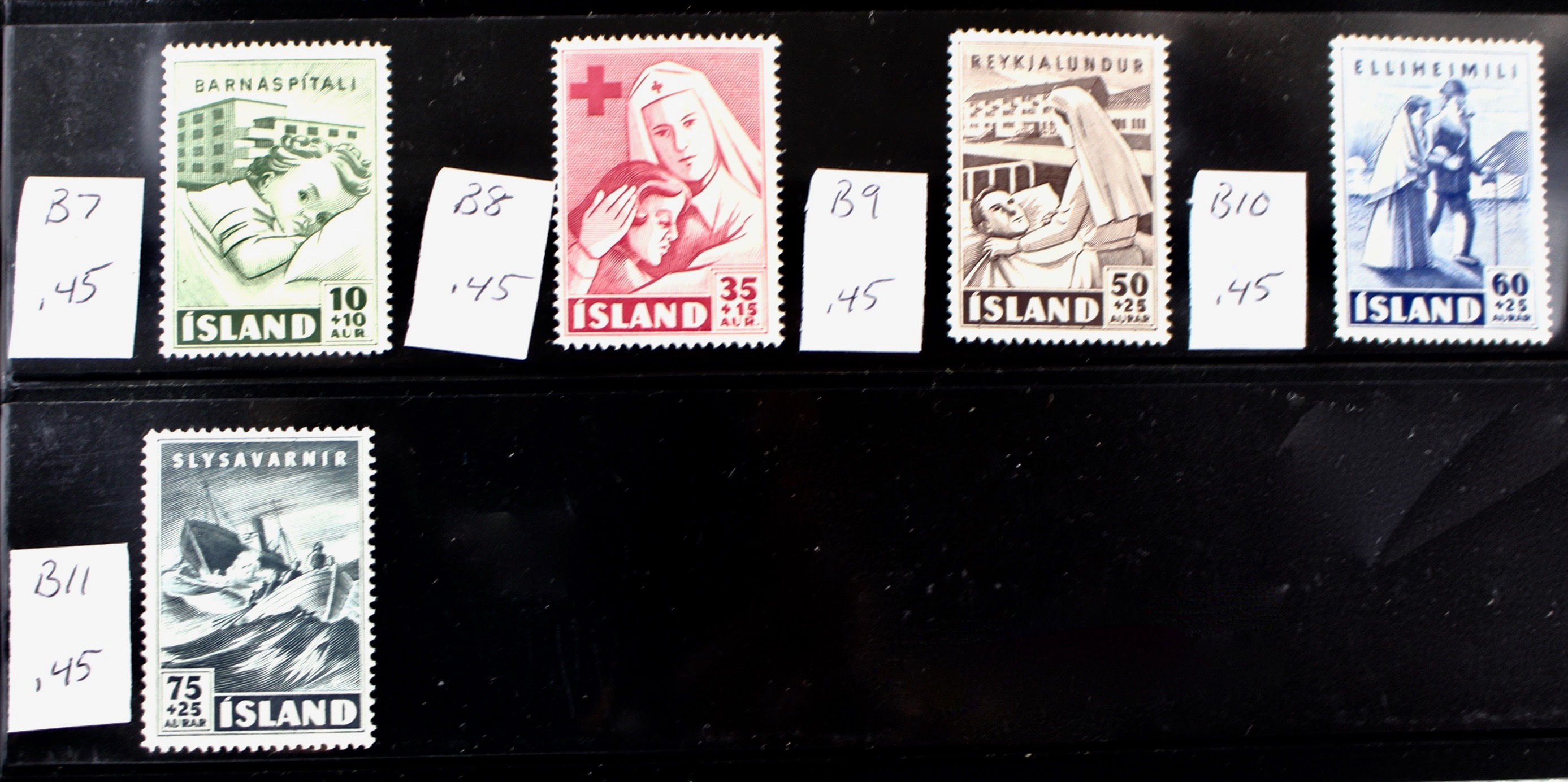 Iceland Stamp Collection, 1876-1977