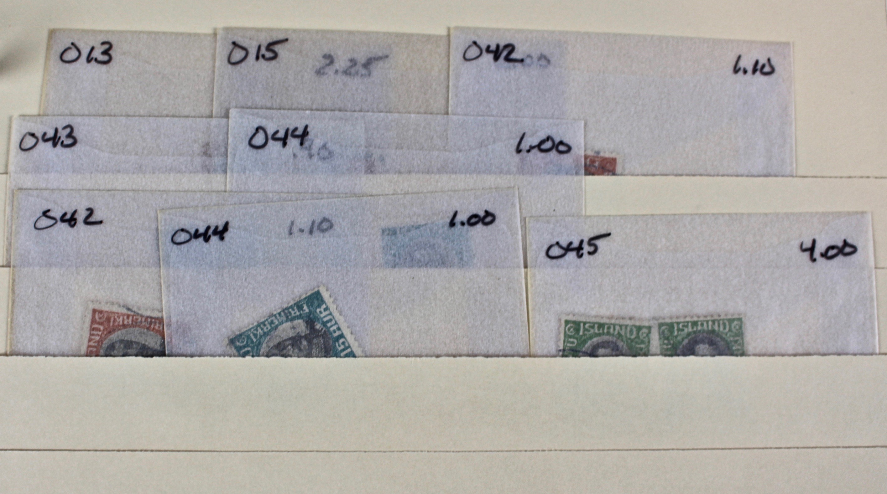 Iceland Stamp Collection, 1876-1977