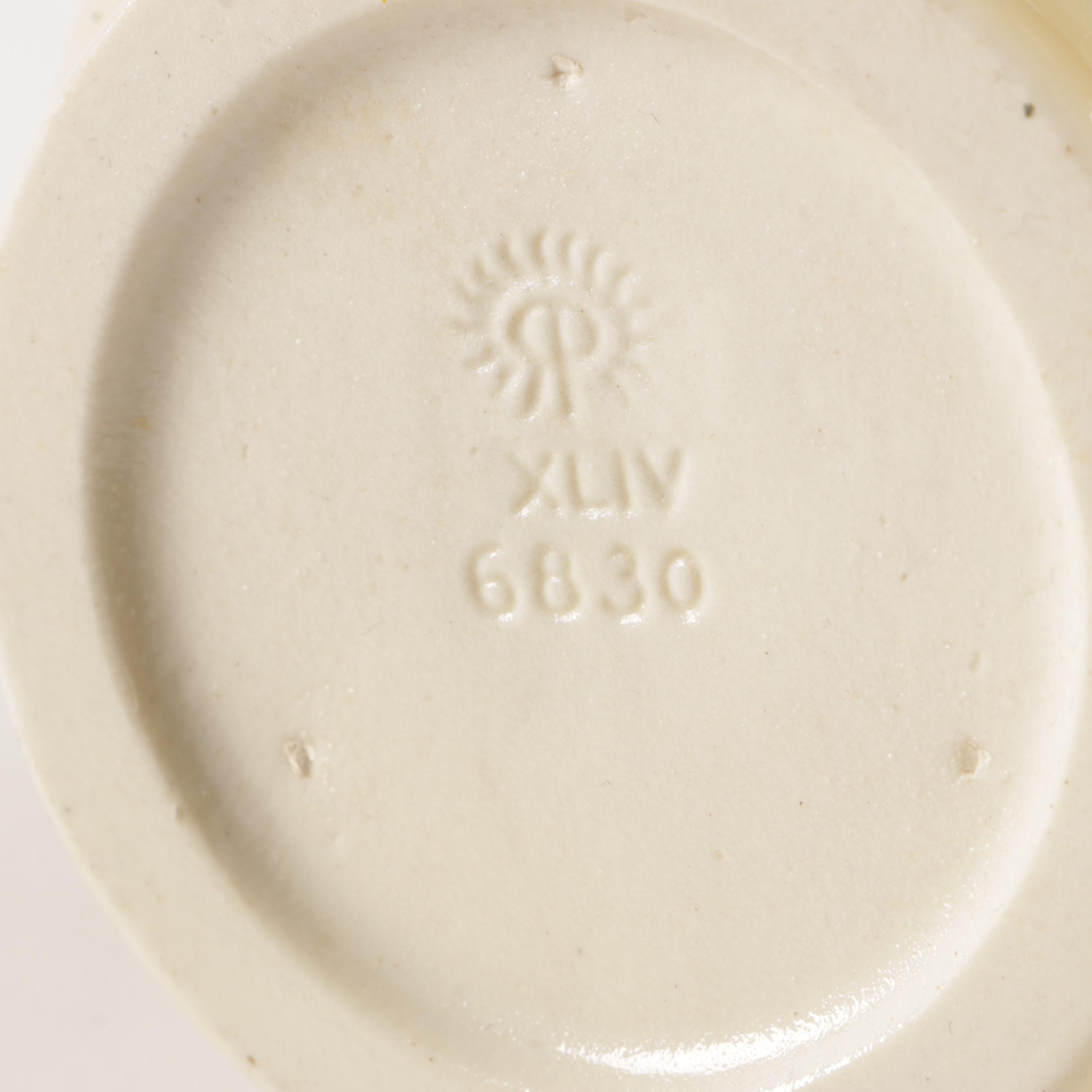 Rookwood Pottery "Daffodil" High Gloss Light Yellow Vase, 1944