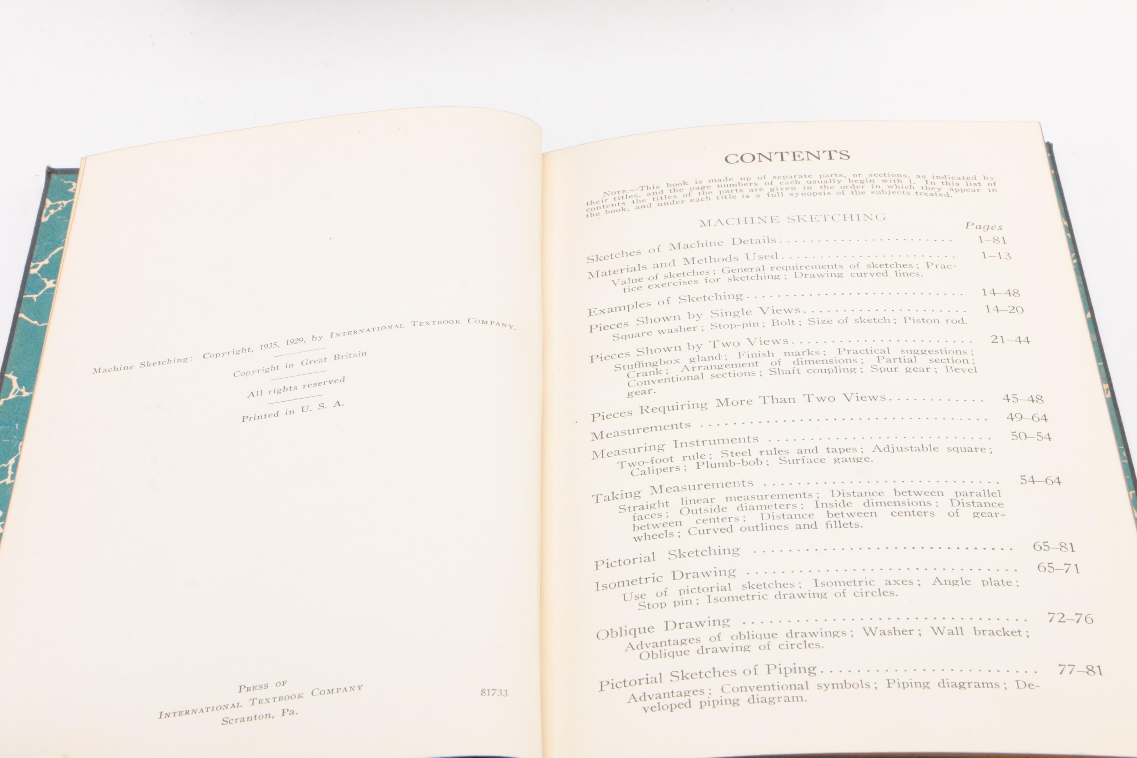 International Textbook Co. Mechanics and Machine Design Book Series, 1930s