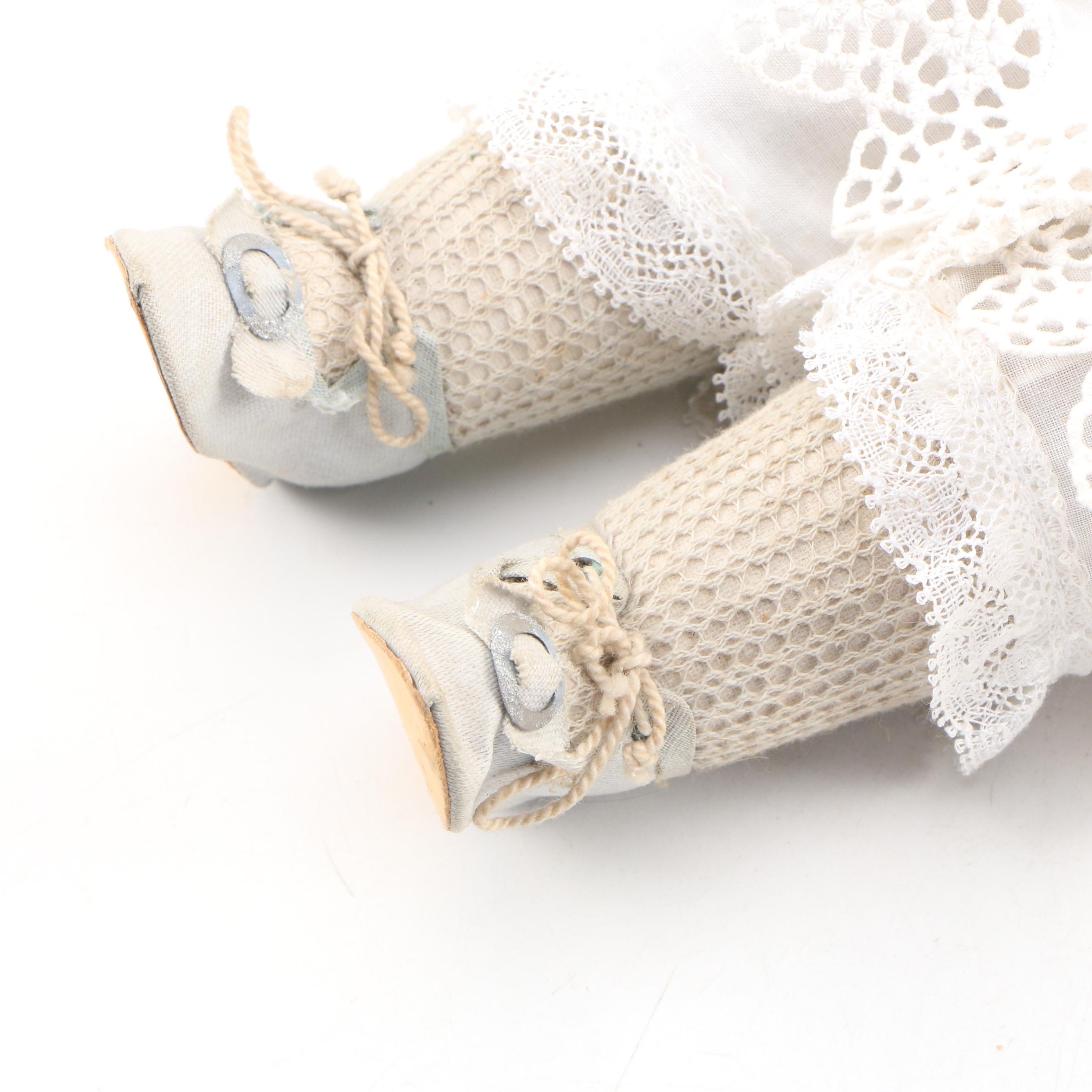 Armand Marseille German Bisque Doll with Period Attire, Marked "370 / AM-1-DEP"