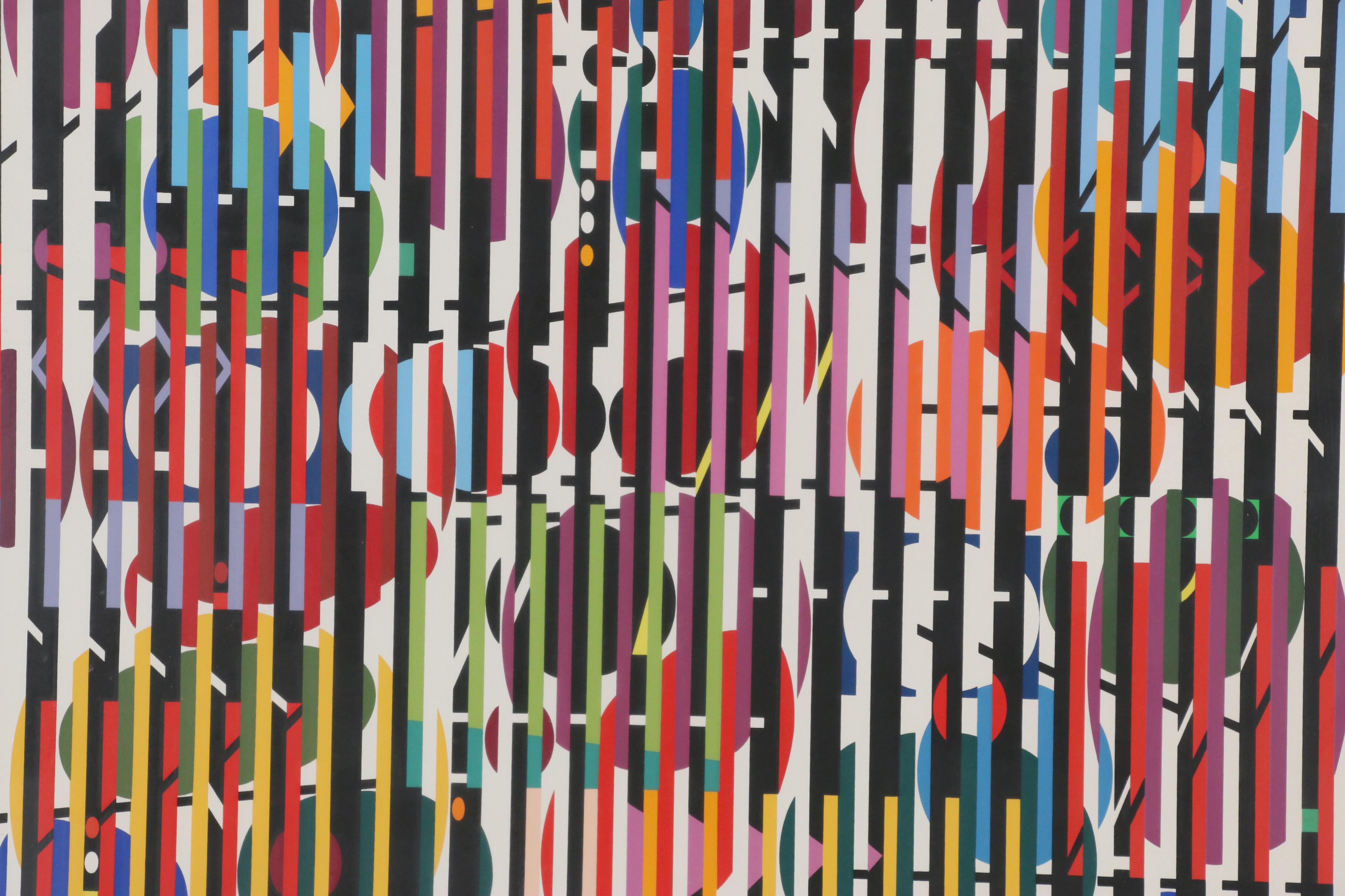 Yaacov Agam Op Art Serigraph