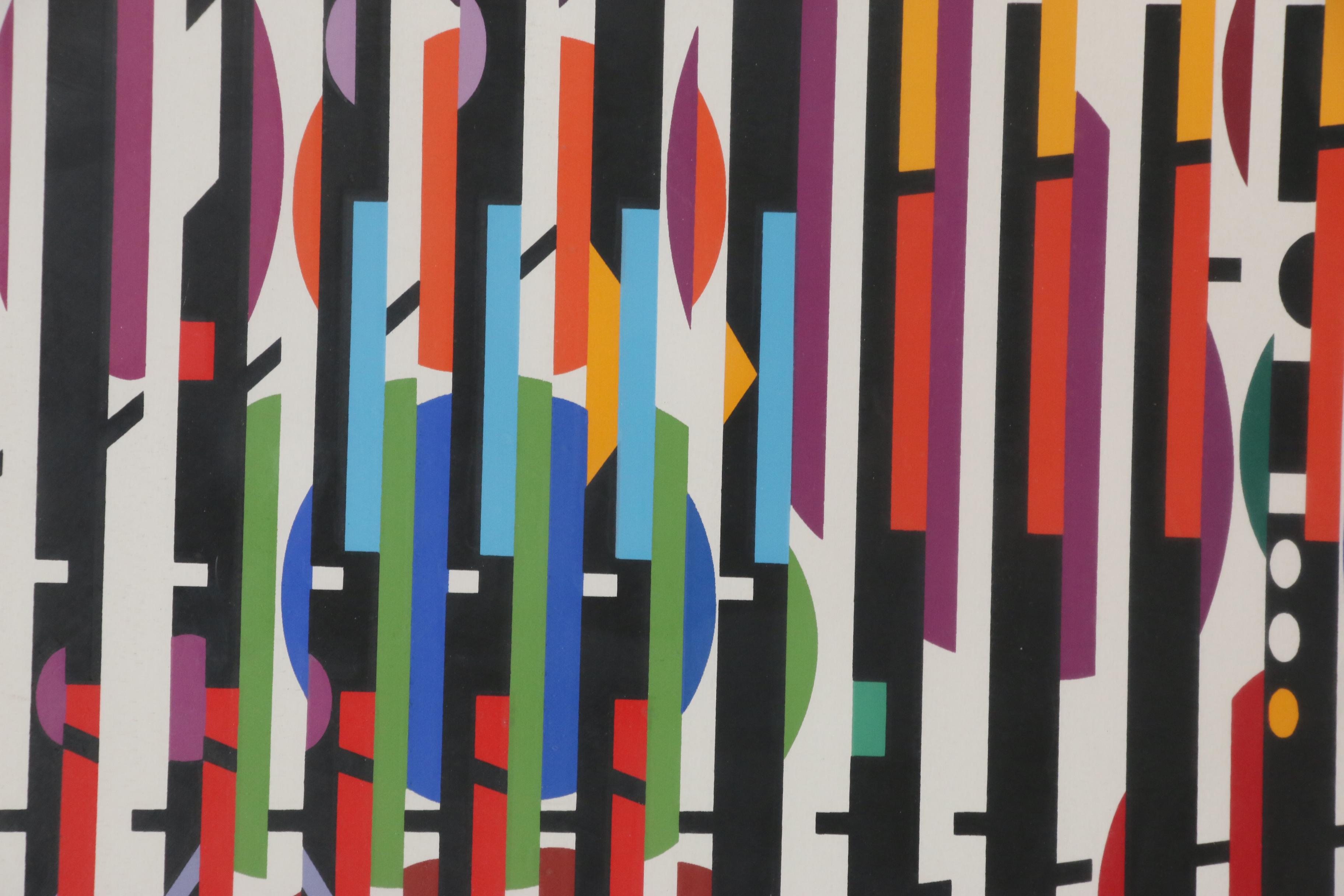 Yaacov Agam Op Art Serigraph
