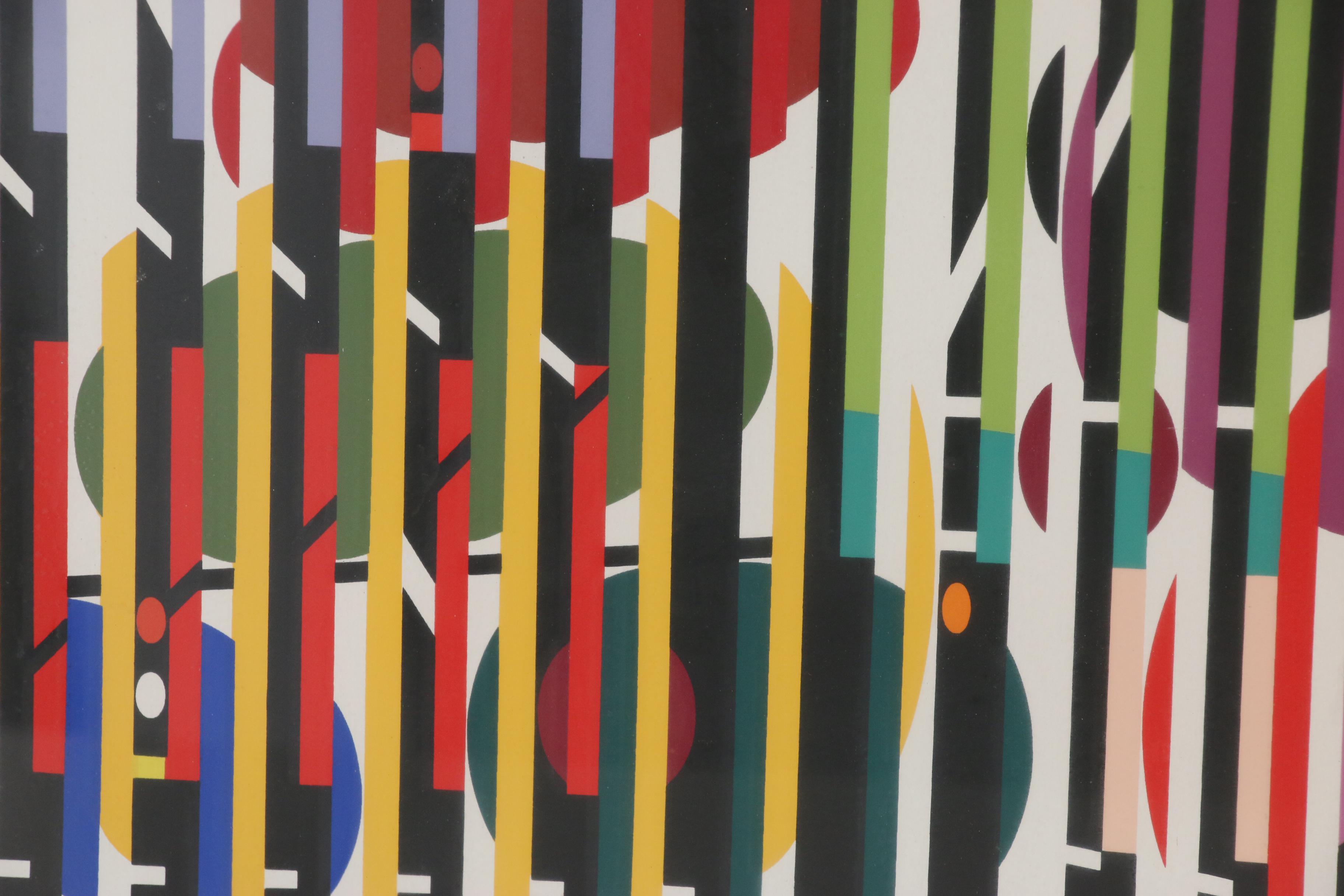 Yaacov Agam Op Art Serigraph