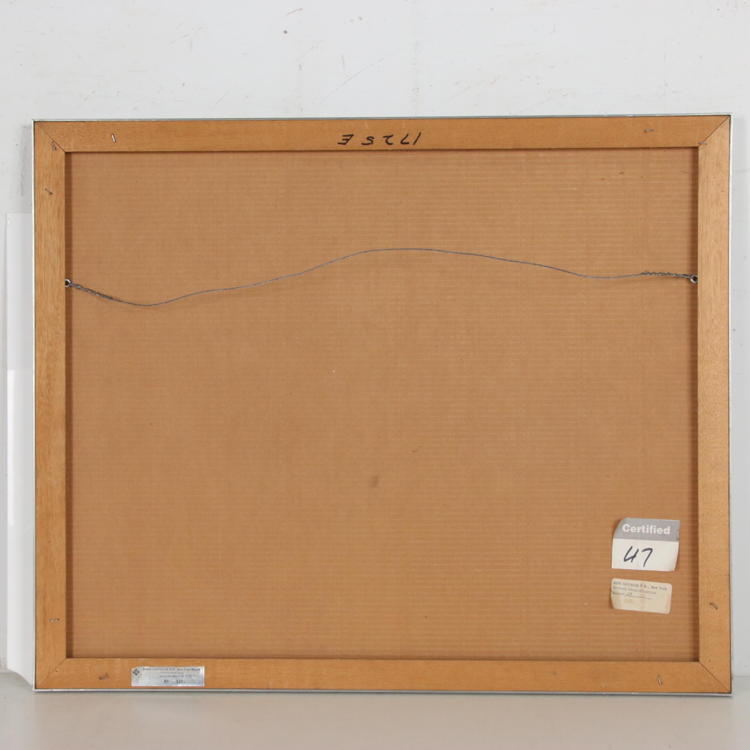 Yaacov Agam Op Art Serigraph