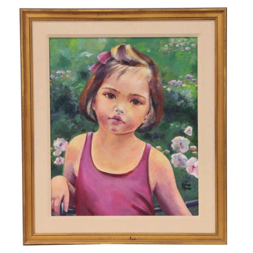 Gilda Horn Oil Painting Portrait of a Girl