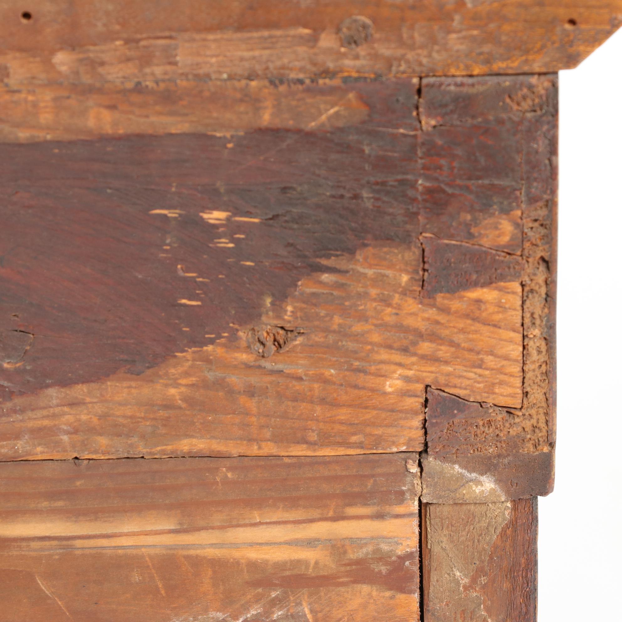 Austrian Figured Walnut and Parcel-Gilt Cabinet