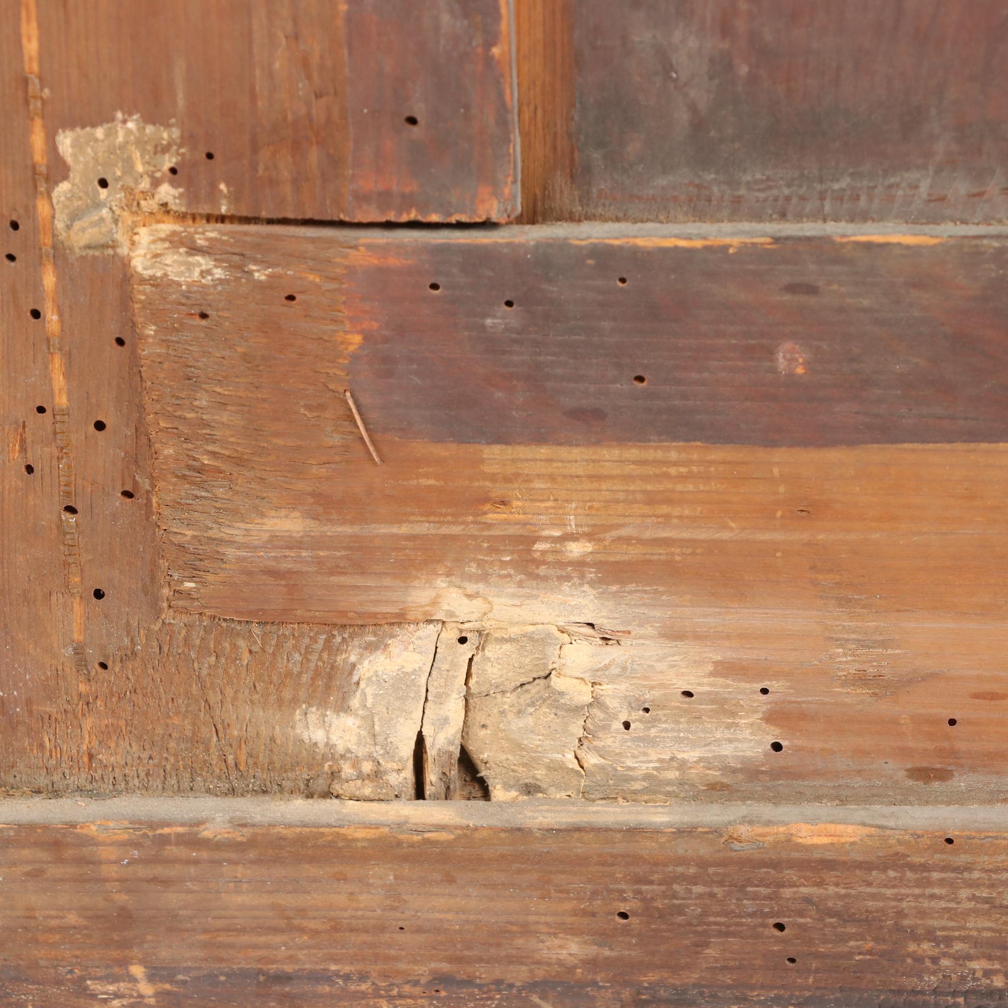 Austrian Figured Walnut and Parcel-Gilt Cabinet