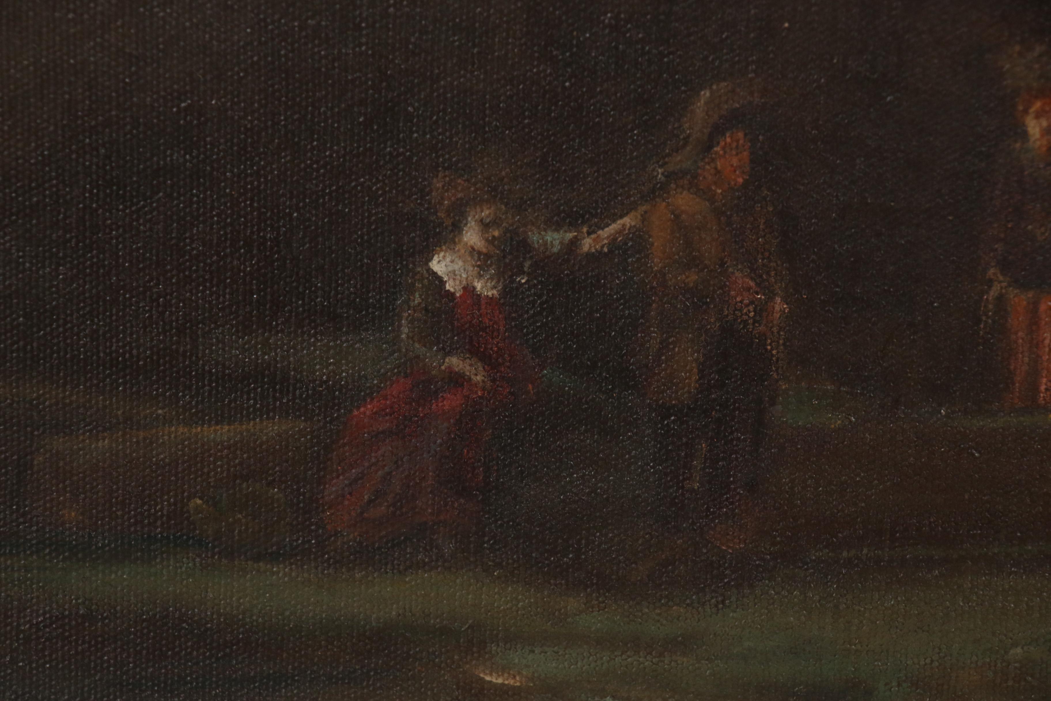 E.S. Wozniak Landscape Oil Painting, 1939