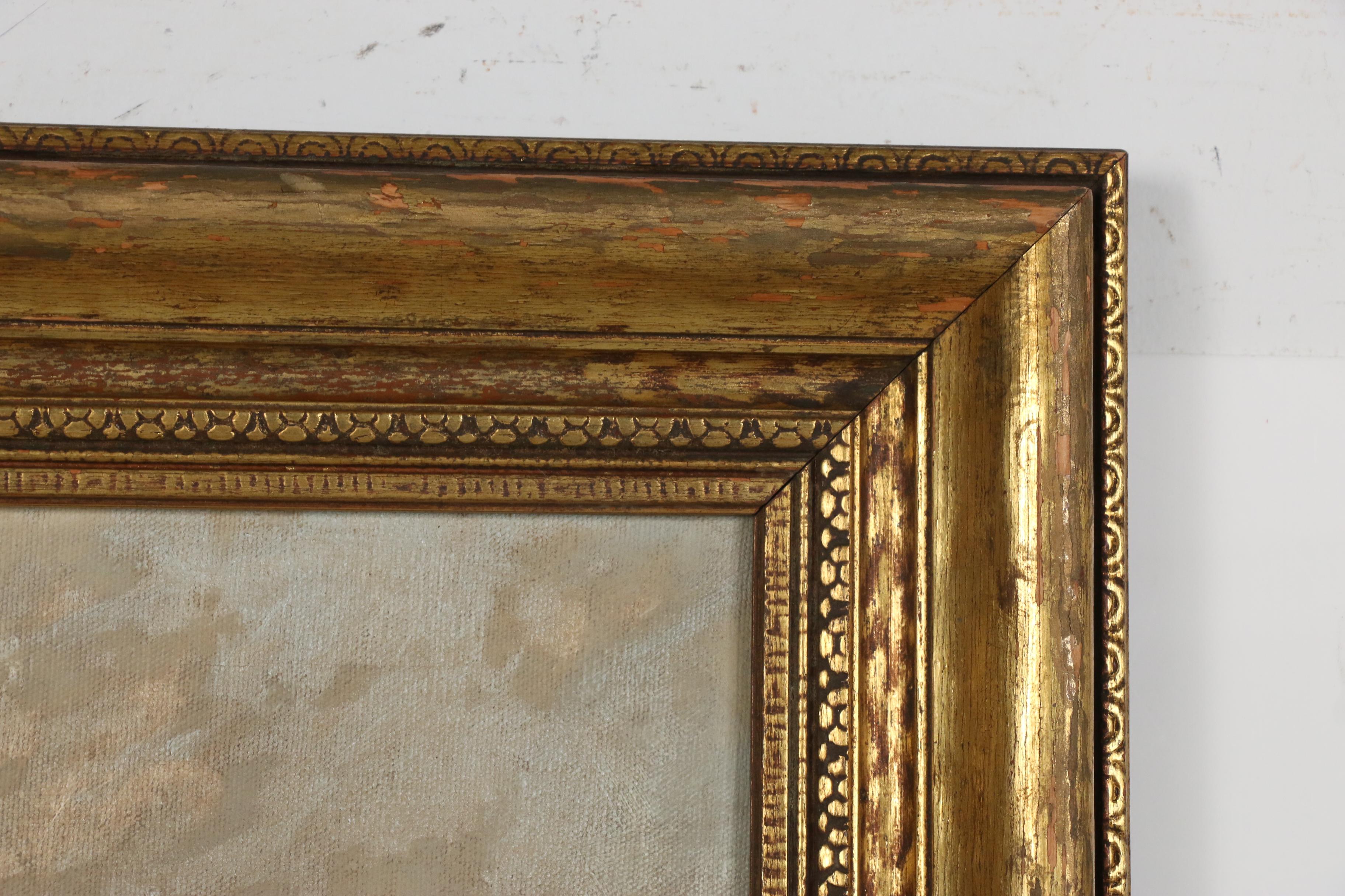 E.S. Wozniak Landscape Oil Painting, 1939